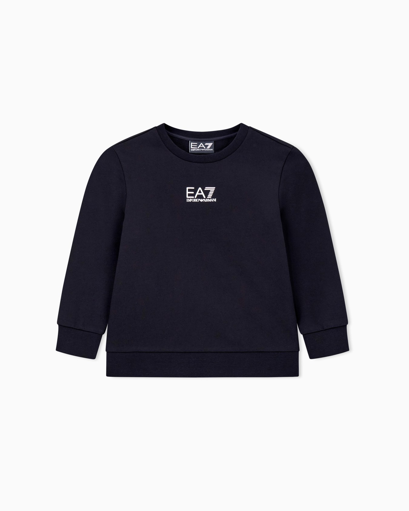 Core Identity Boy cotton crew-neck sweatshirt Slide 0