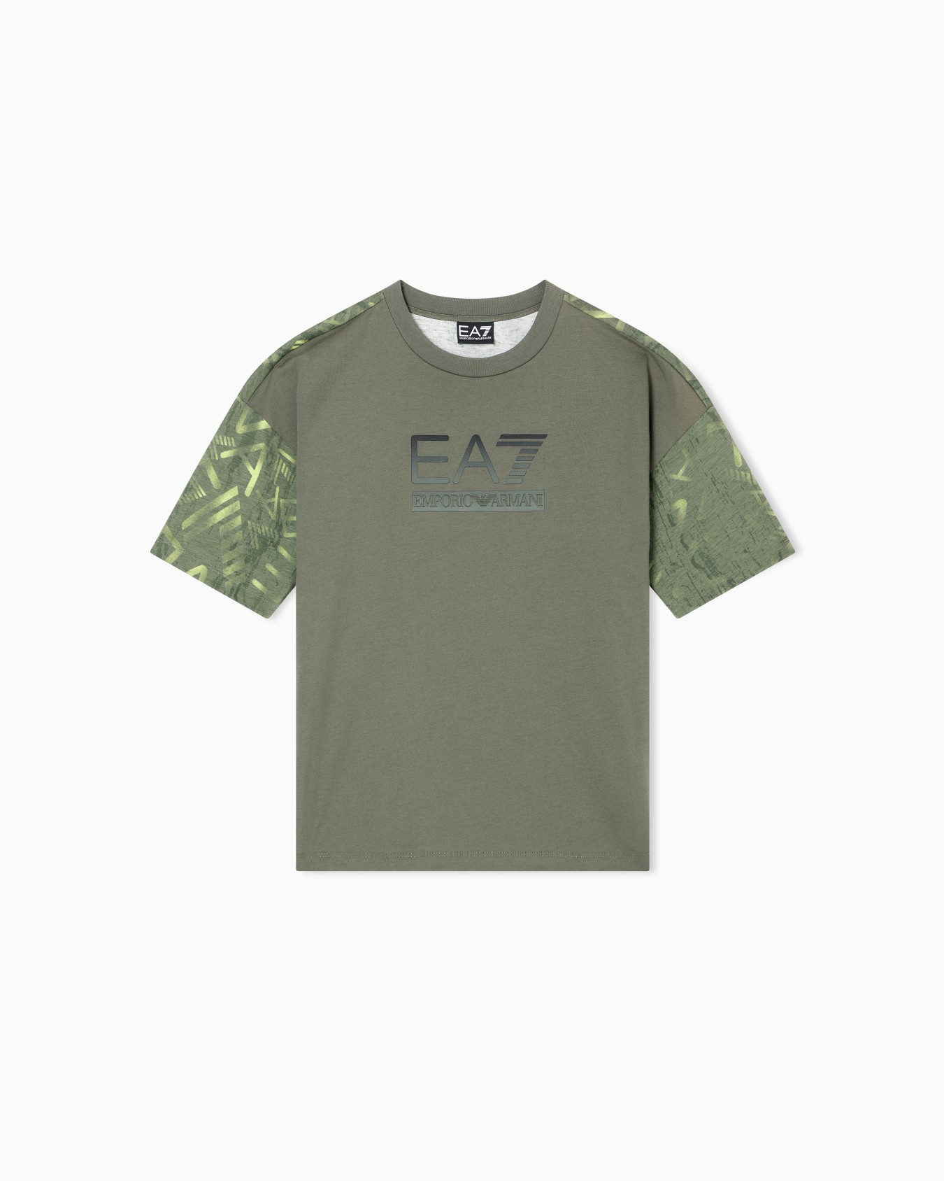 Visibility Boy cotton-blend crew-neck T-shirt Slide 0