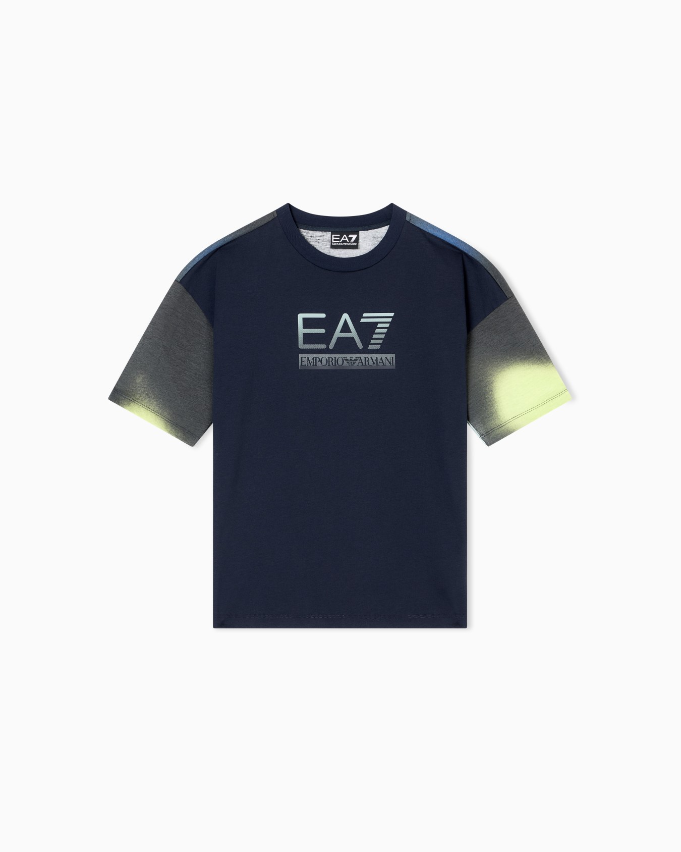 Visibility Boy cotton-blend crew-neck T-shirt Slide 0