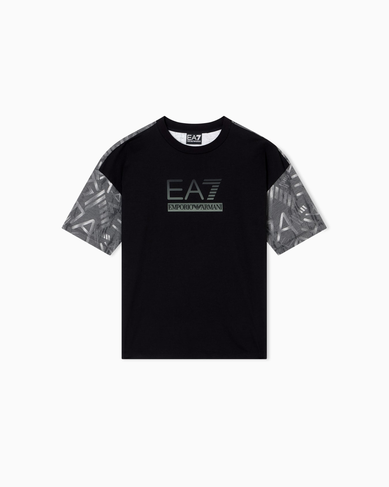 Visibility Boy cotton-blend crew-neck T-shirt Slide 0