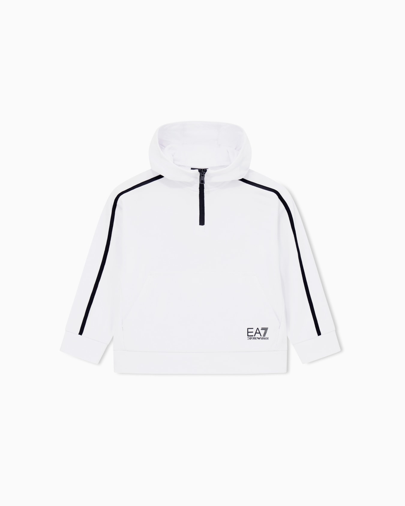 Sweat-shirt à capuche Logo Series Boy en mélange de coton biologique imprimé graffiti ASV Diapositive 0