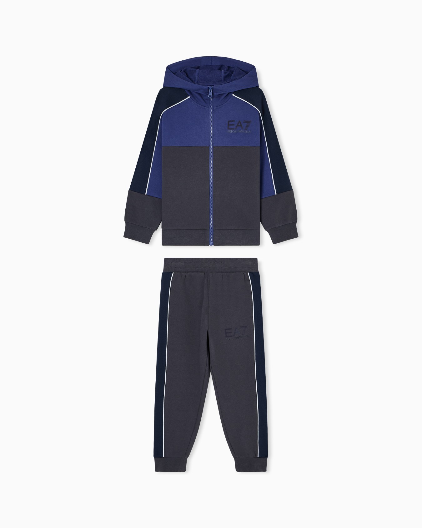 ASV Athletic Colour Block Boy organic cotton-blend tracksuit Slide 0