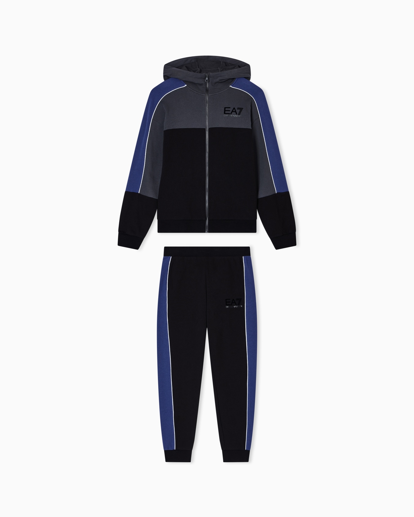 ASV Athletic Colour Block Boy organic cotton-blend tracksuit Slide 0