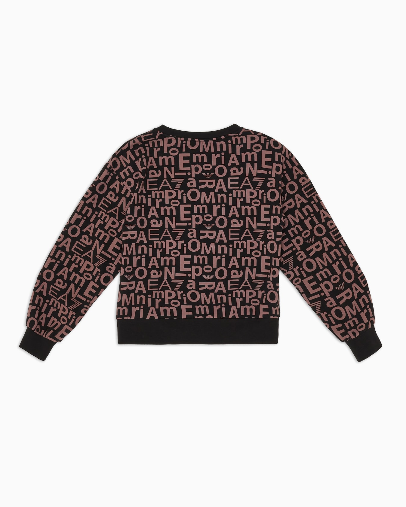 Sudadera de cuello redondo Graphic Series en algodón orgánico elástico Diapositiva 2
