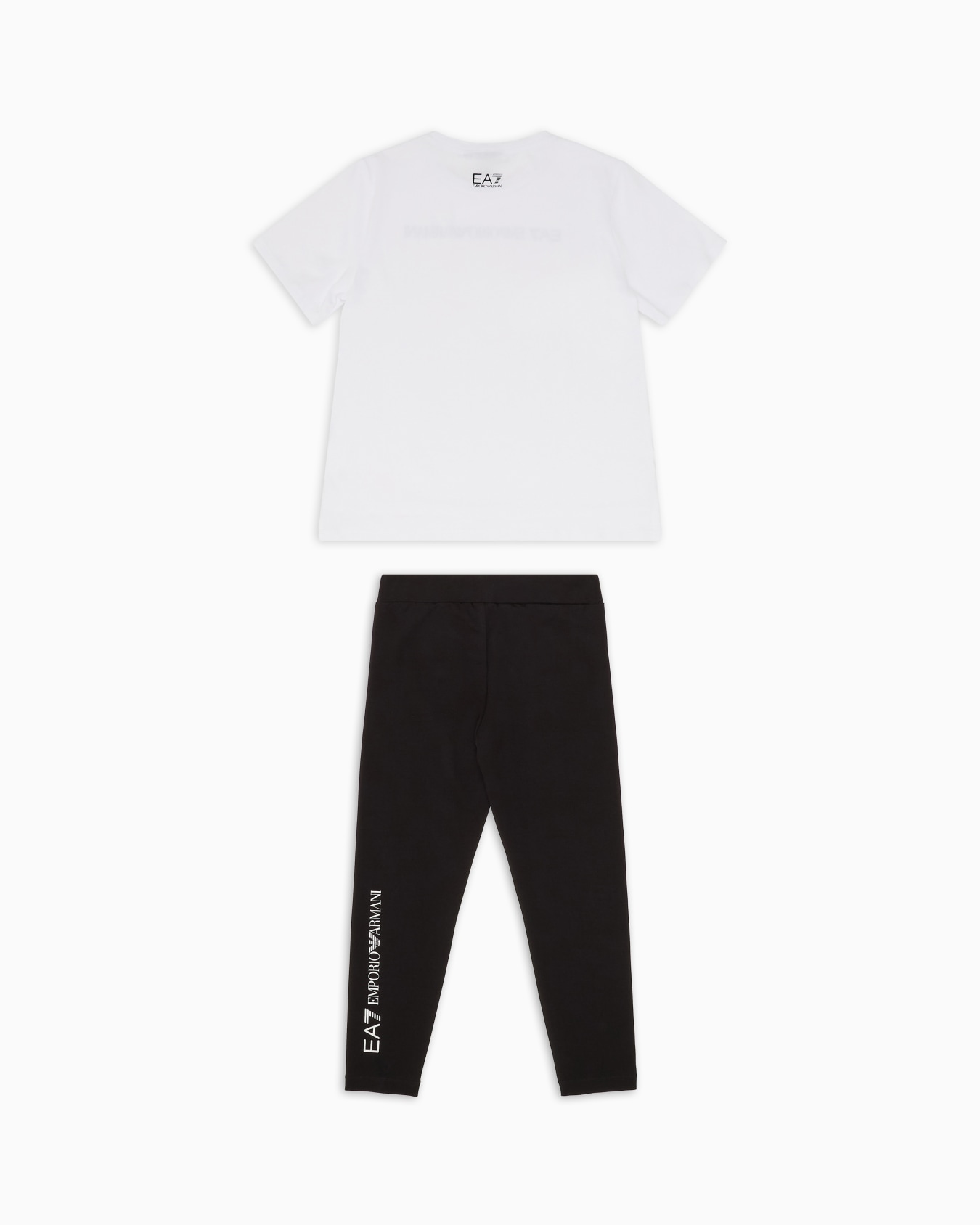 Logo Series Girl cotton T-shirt and leggings set Slide 2