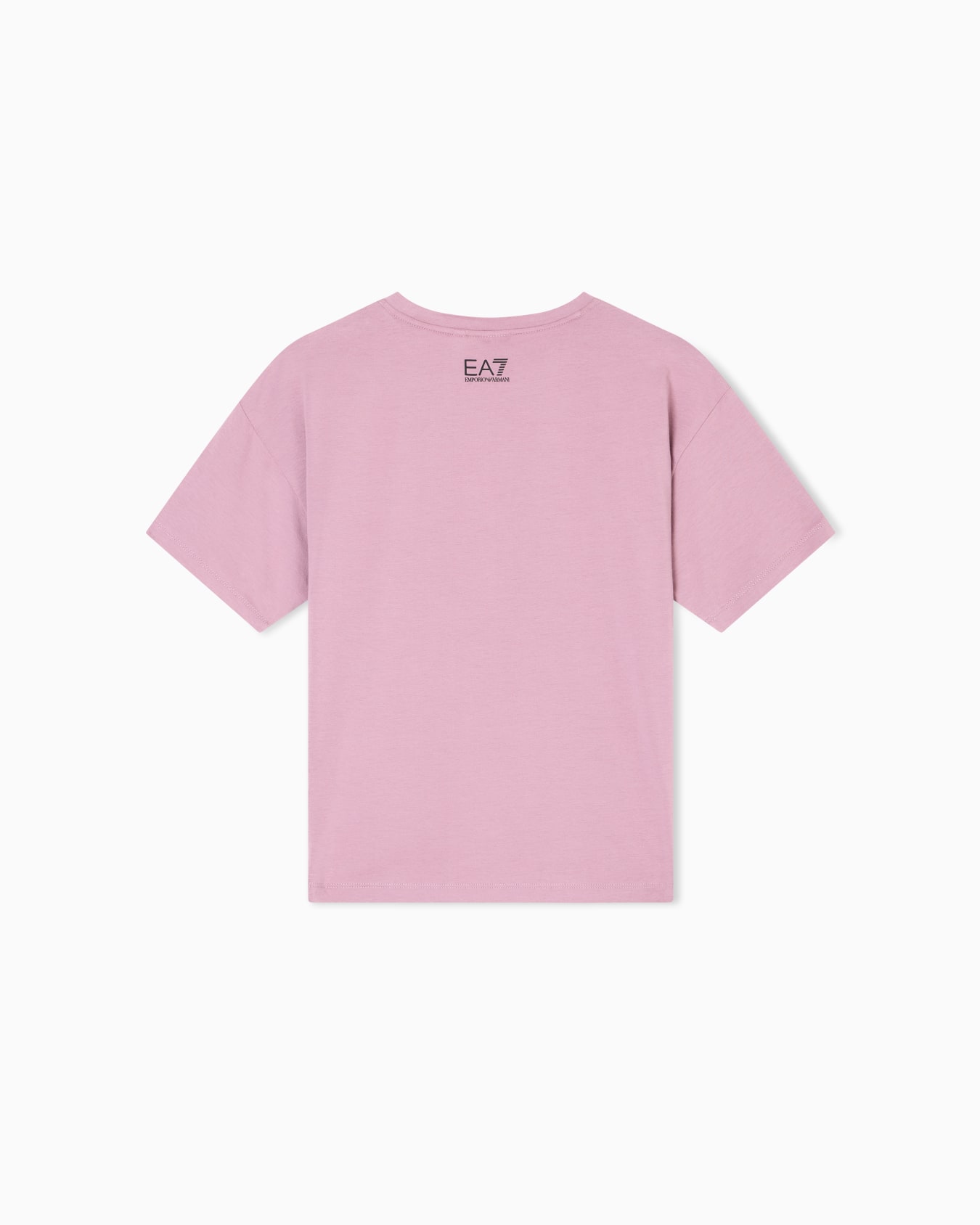 Logo Series ガールズ クルーネックTシャツ ストレッチコットン イーグルロゴプリント スライドする 2