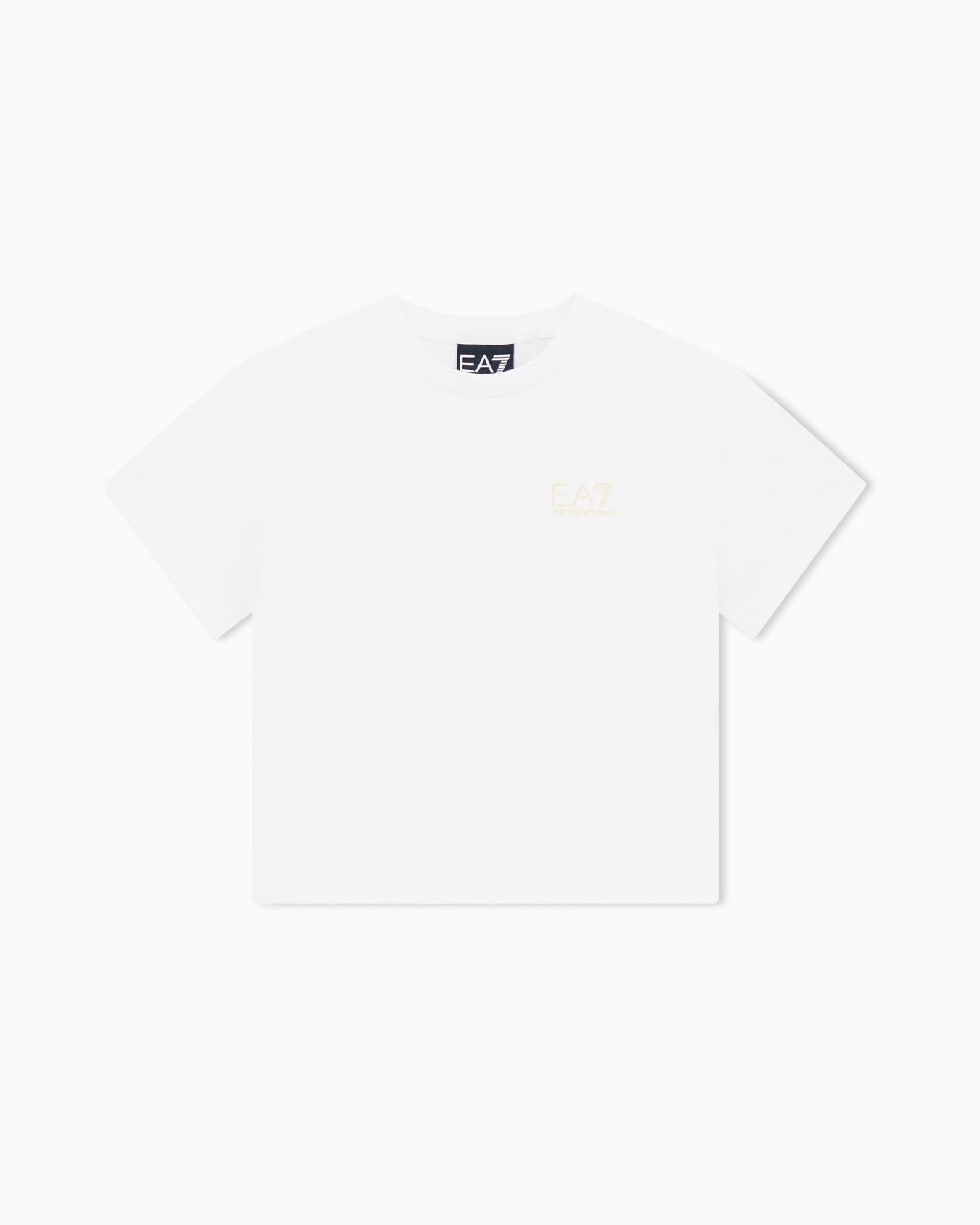 Core Identity Girl stretch-cotton crew-neck T-shirt  Slide 0