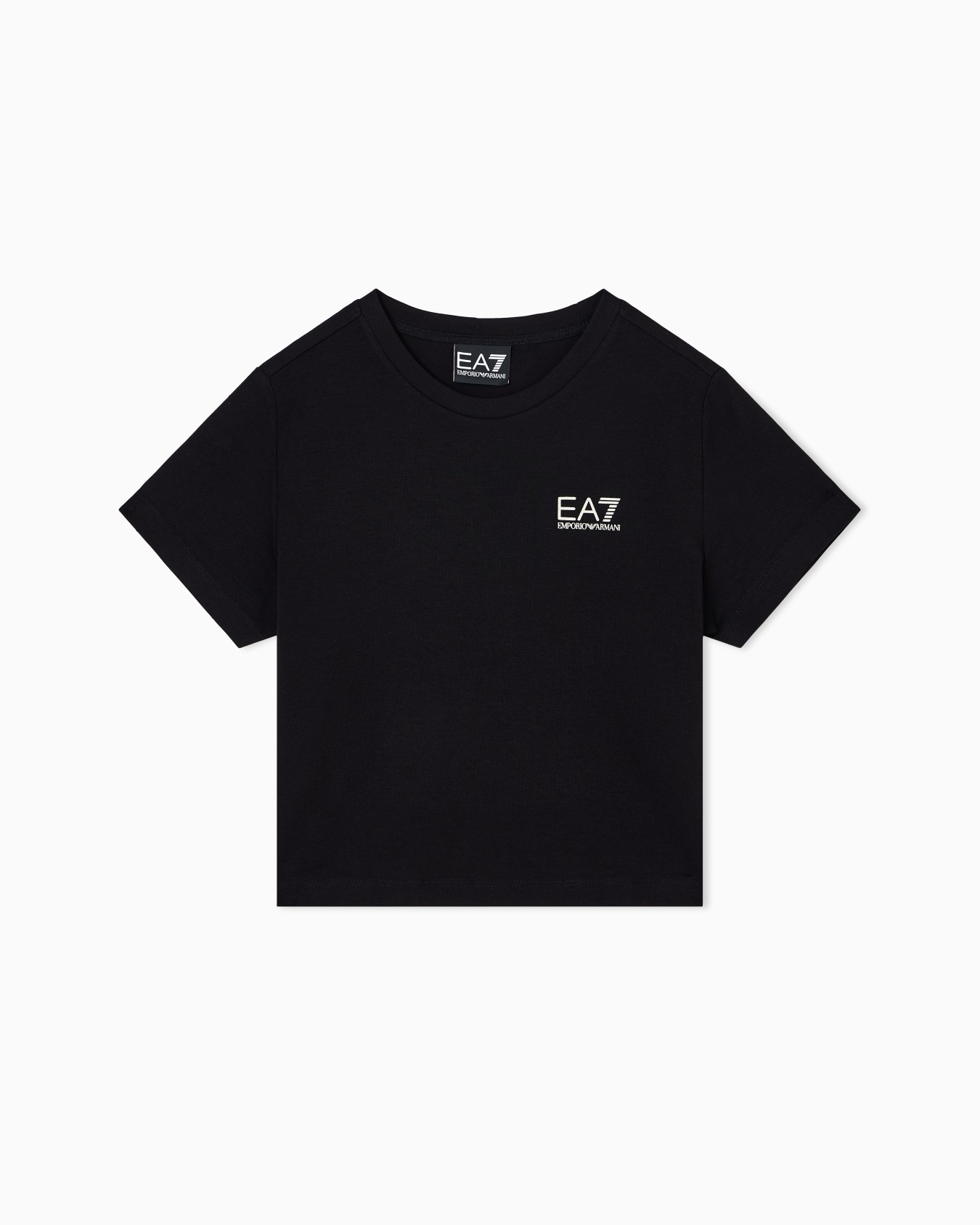 Core Identity Girl stretch-cotton crew-neck T-shirt  Slide 0