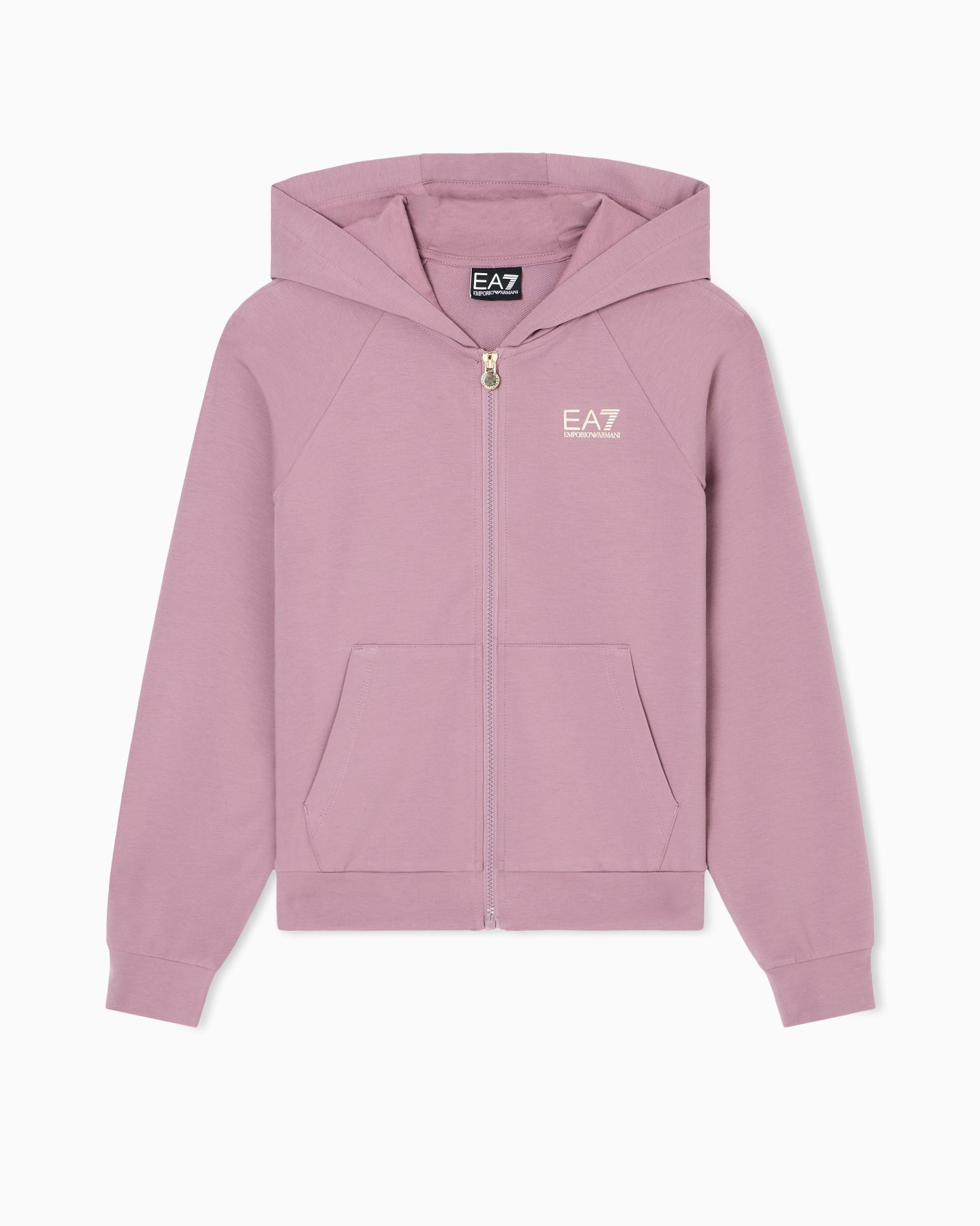 Core Identity Girl stretch-cotton hooded sweatshirt Slide 0