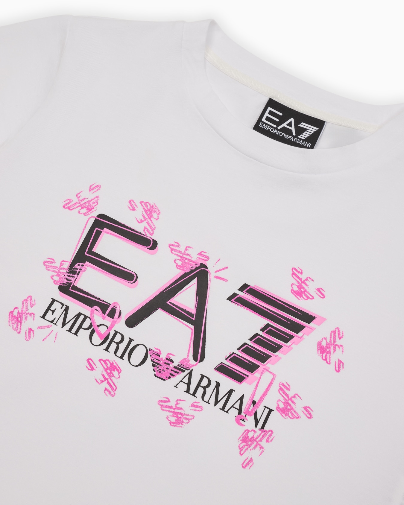 T-shirt Logo Series Girl en coton stretch  Diapositive 1
