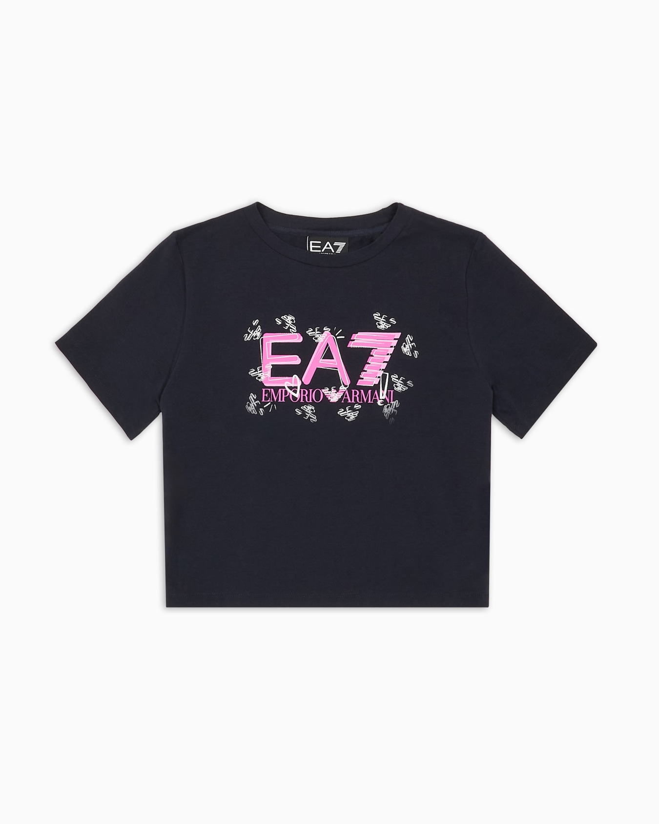 T-shirt Logo Series Girl en coton stretch  Diapositive 0