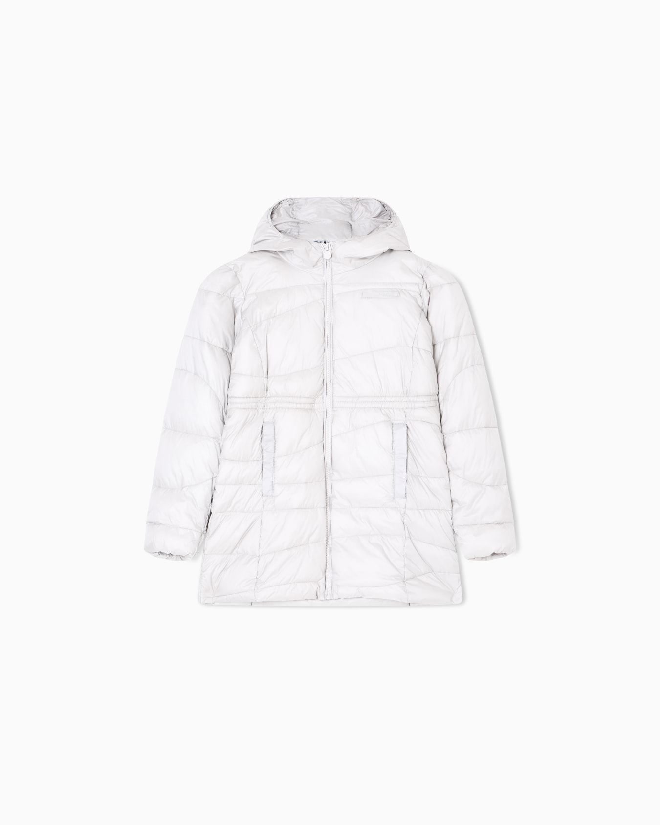 Caban con cappuccio Precious Girl in nylon imbottito Slide 0