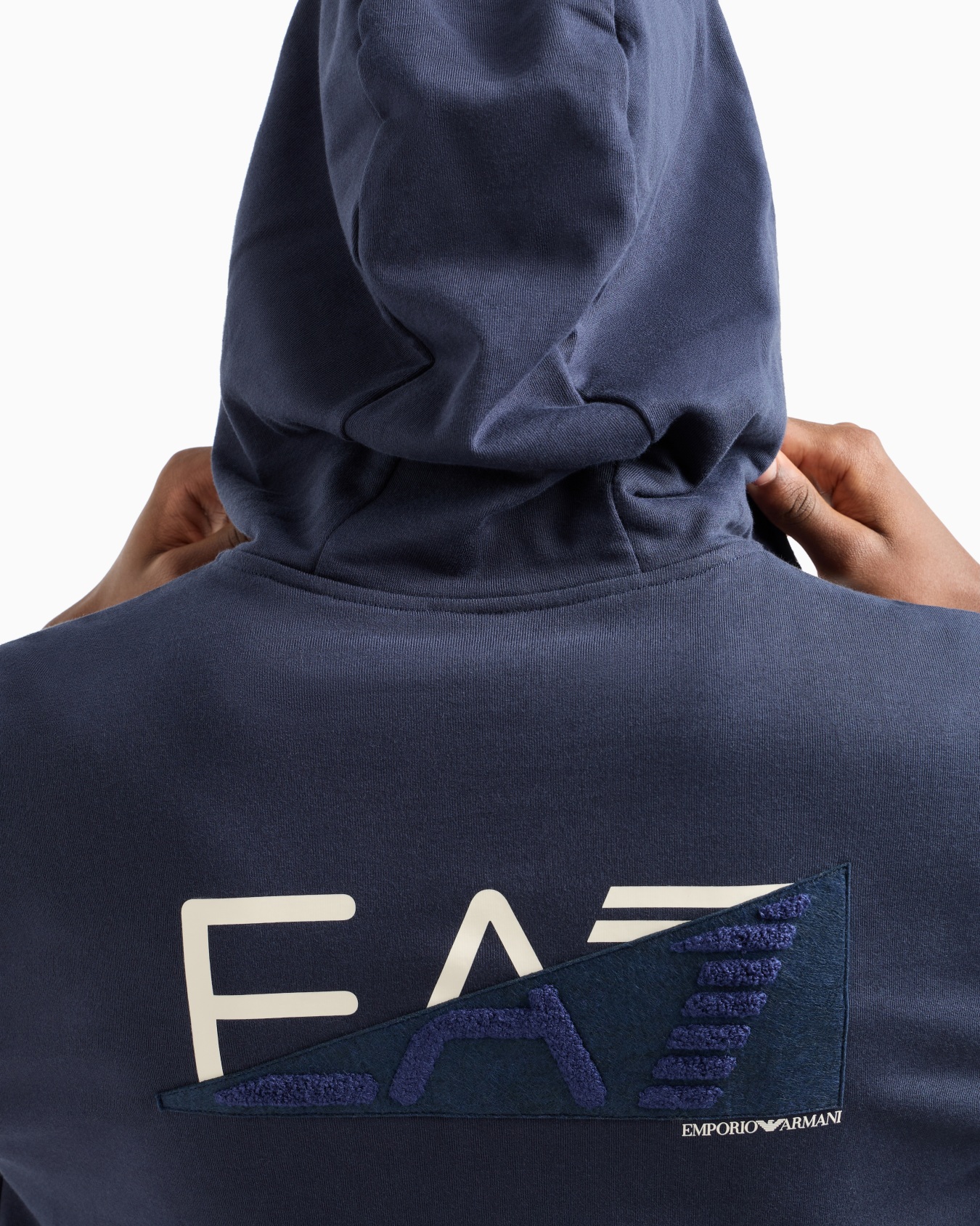 Sweat-shirt à capuche Graphic Series en coton Diapositive 4