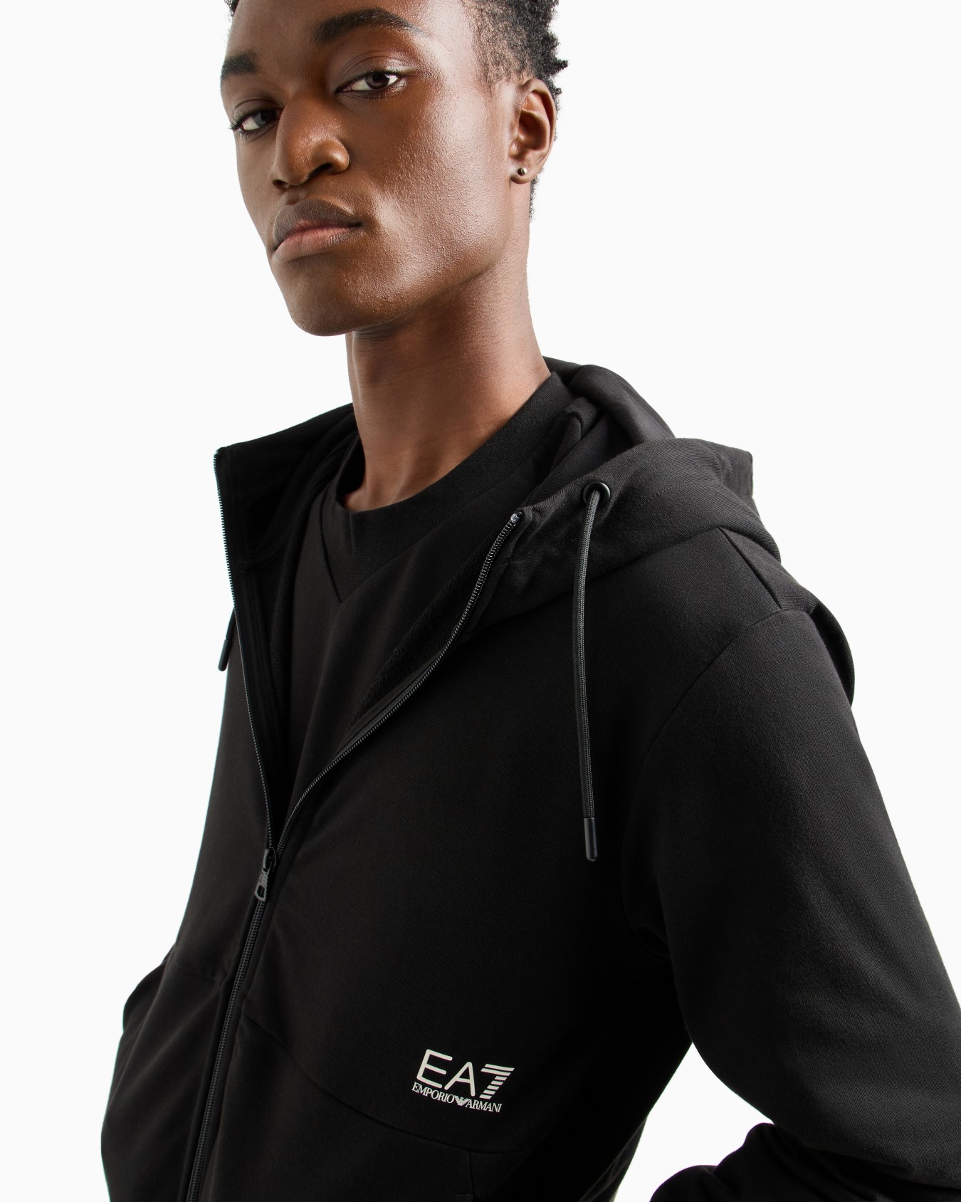 Cotton hooded Graphic Series sweatshirt Slide 4
