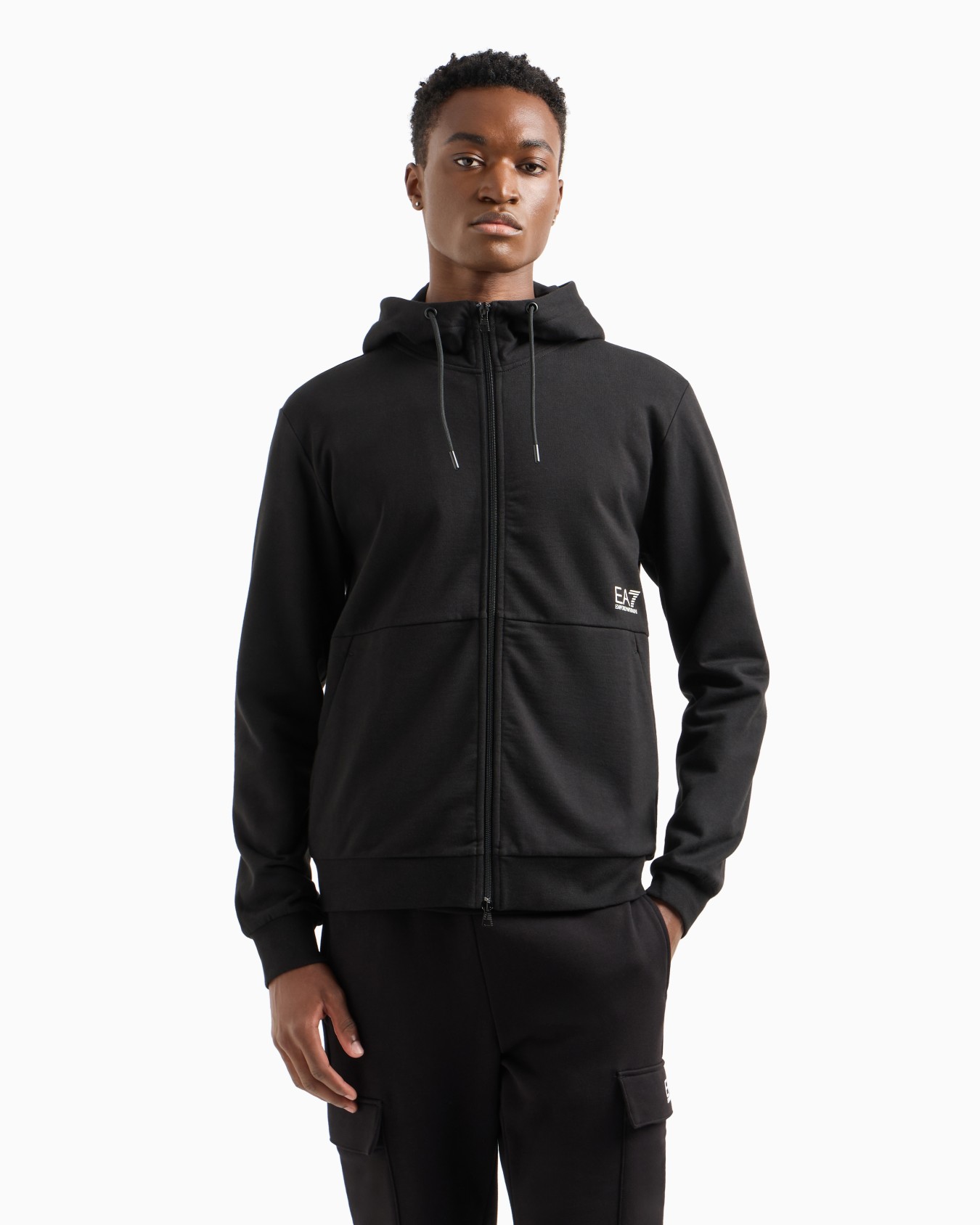 Cotton hooded Graphic Series sweatshirt Slide 1