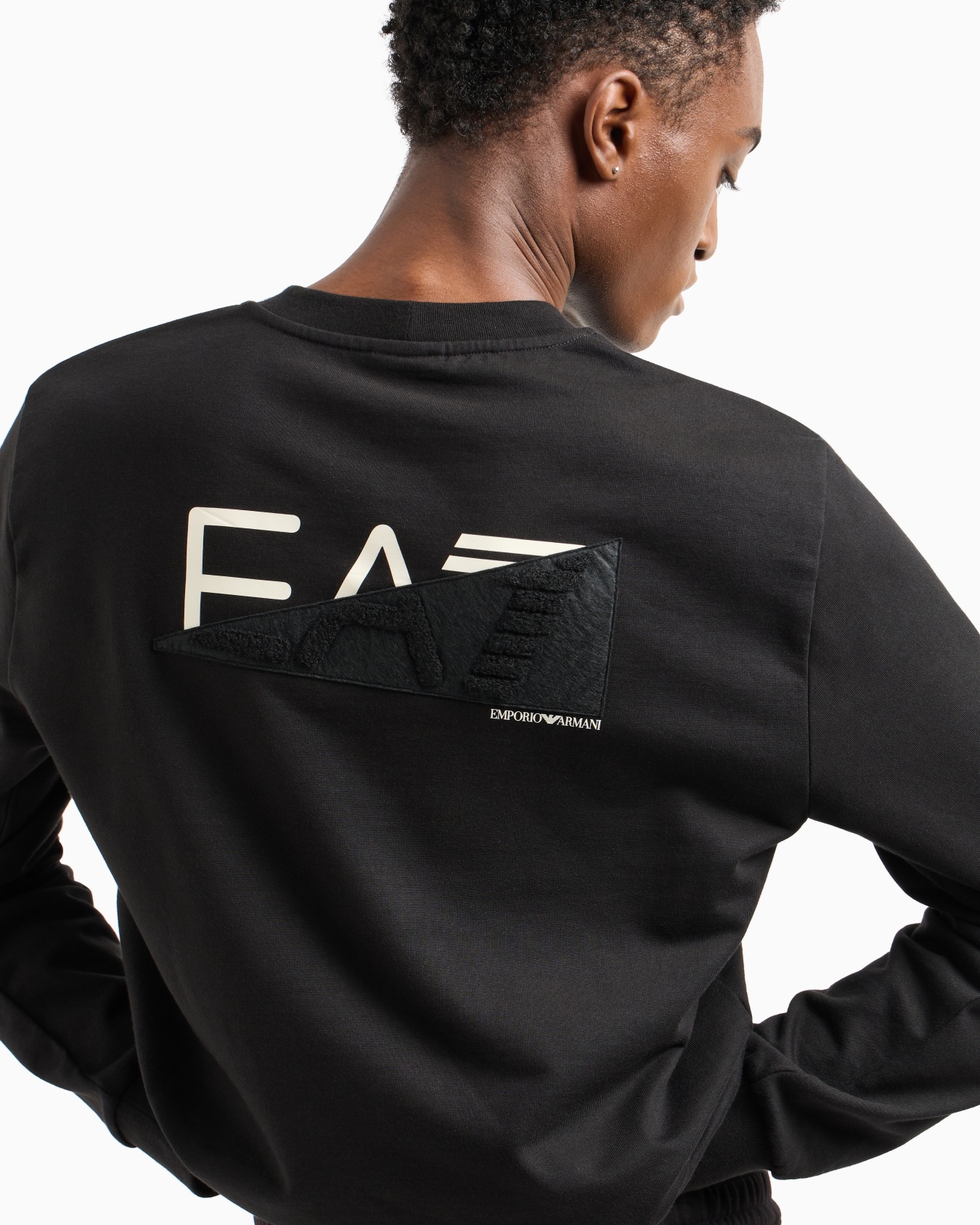 Graphic Series cotton crew-neck sweatshirt Slide 4