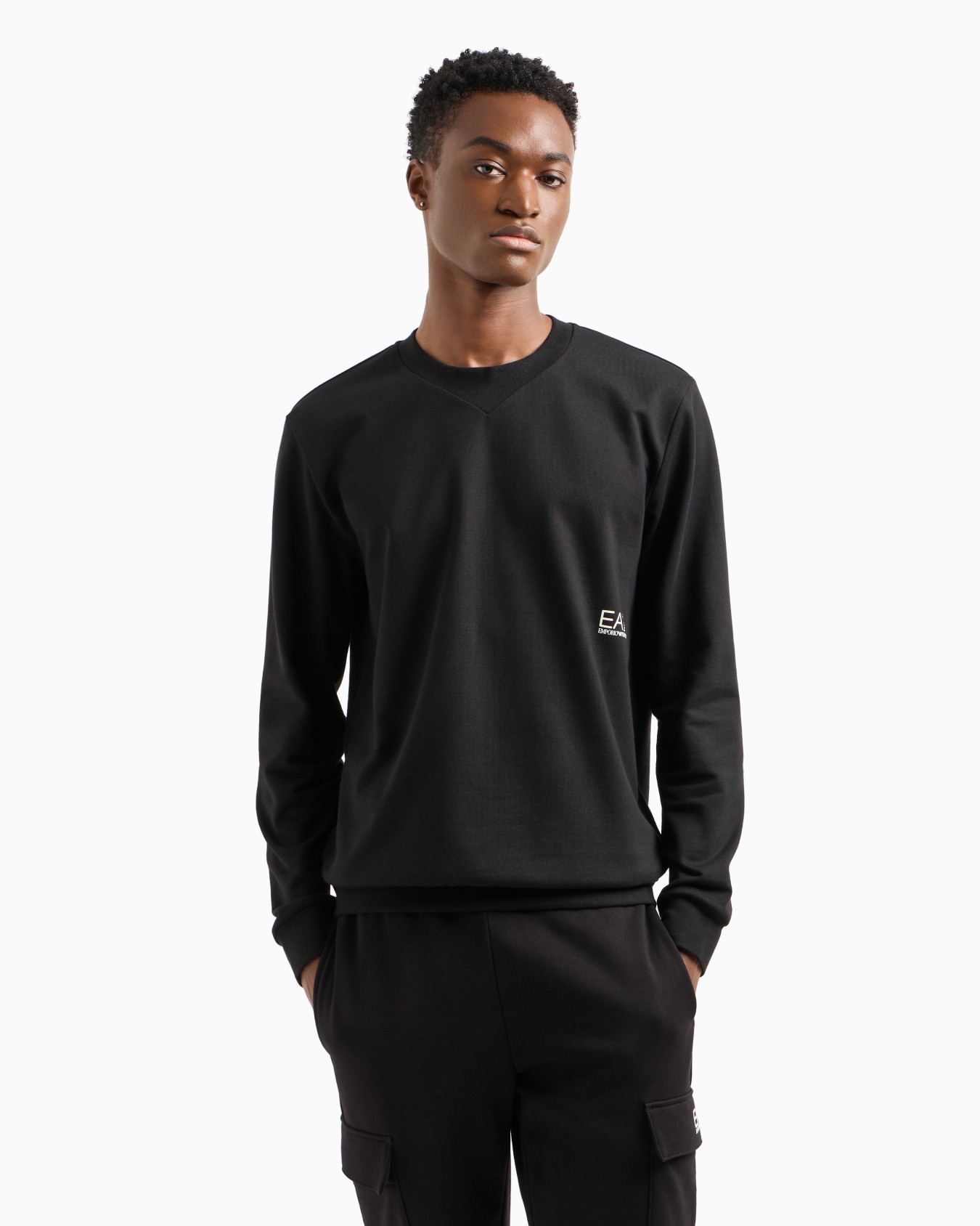 Graphic Series cotton crew-neck sweatshirt Slide 1