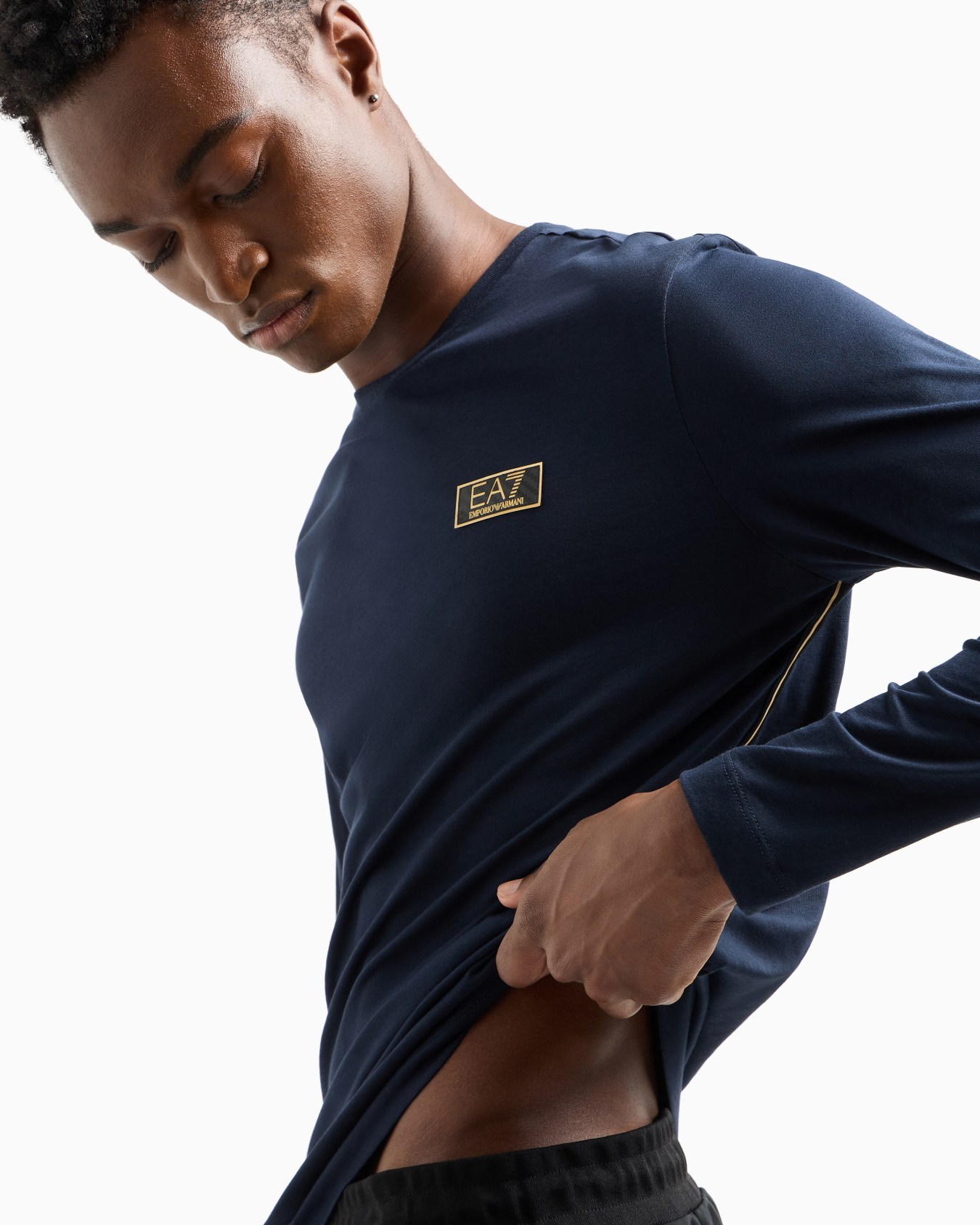 Gold Label long-sleeved jumper in Pima cotton Slide 4