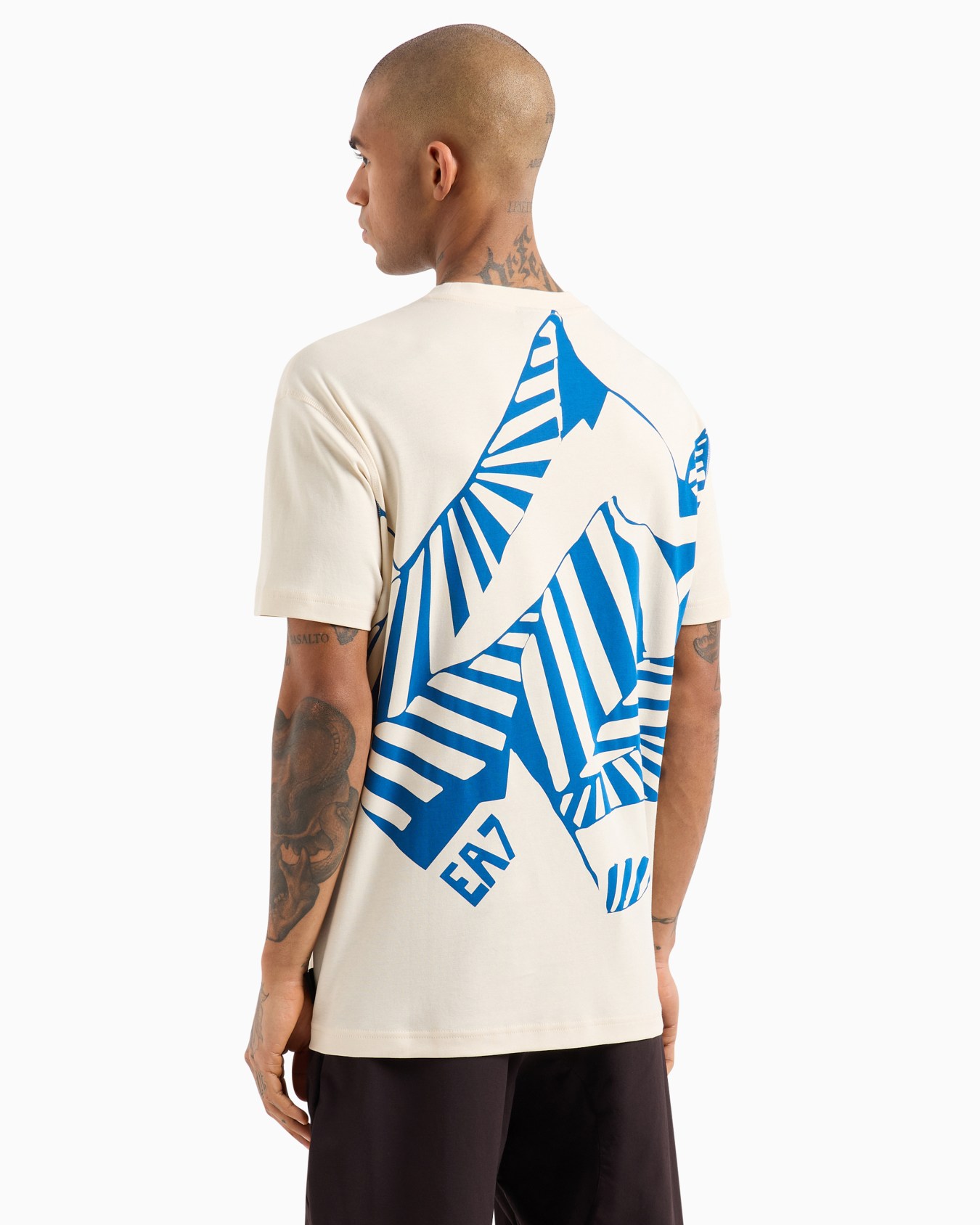 Graphic Series printed stretch-cotton crew-neck T-shirt Slide 2