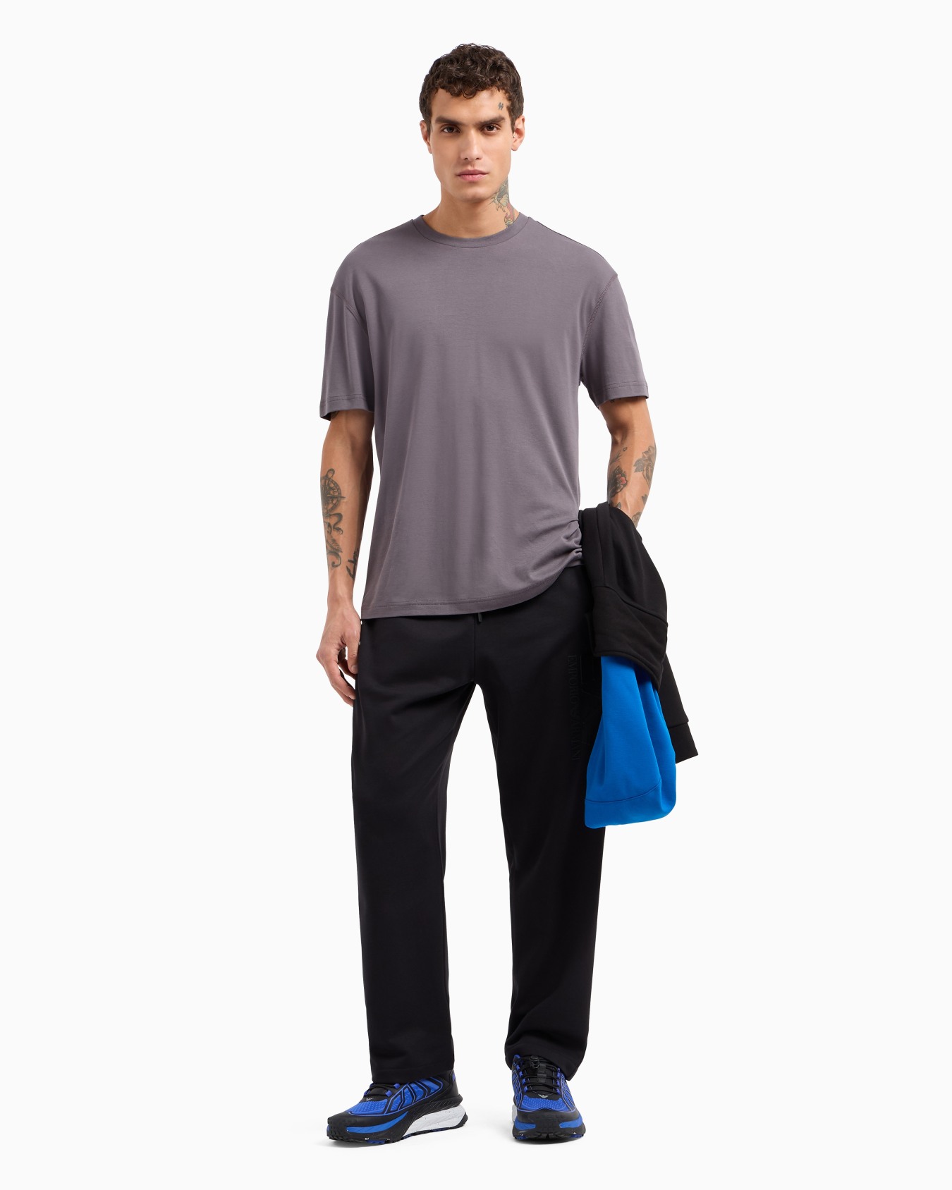 Graphic Series printed stretch-cotton crew-neck T-shirt Slide 3