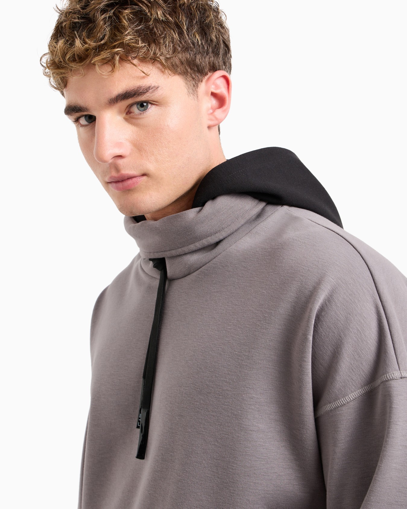 Graphic Series printed cotton-blend hooded sweatshirt Slide 4