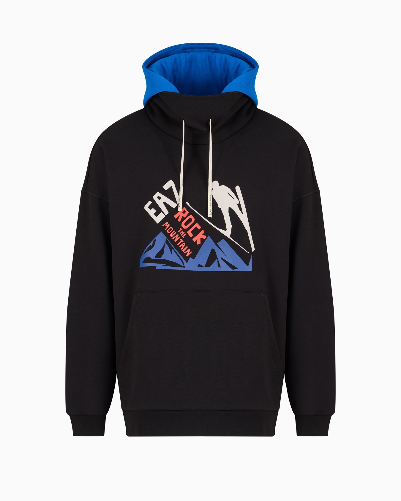 Graphic Series printed cotton-blend hooded sweatshirt Slide 0