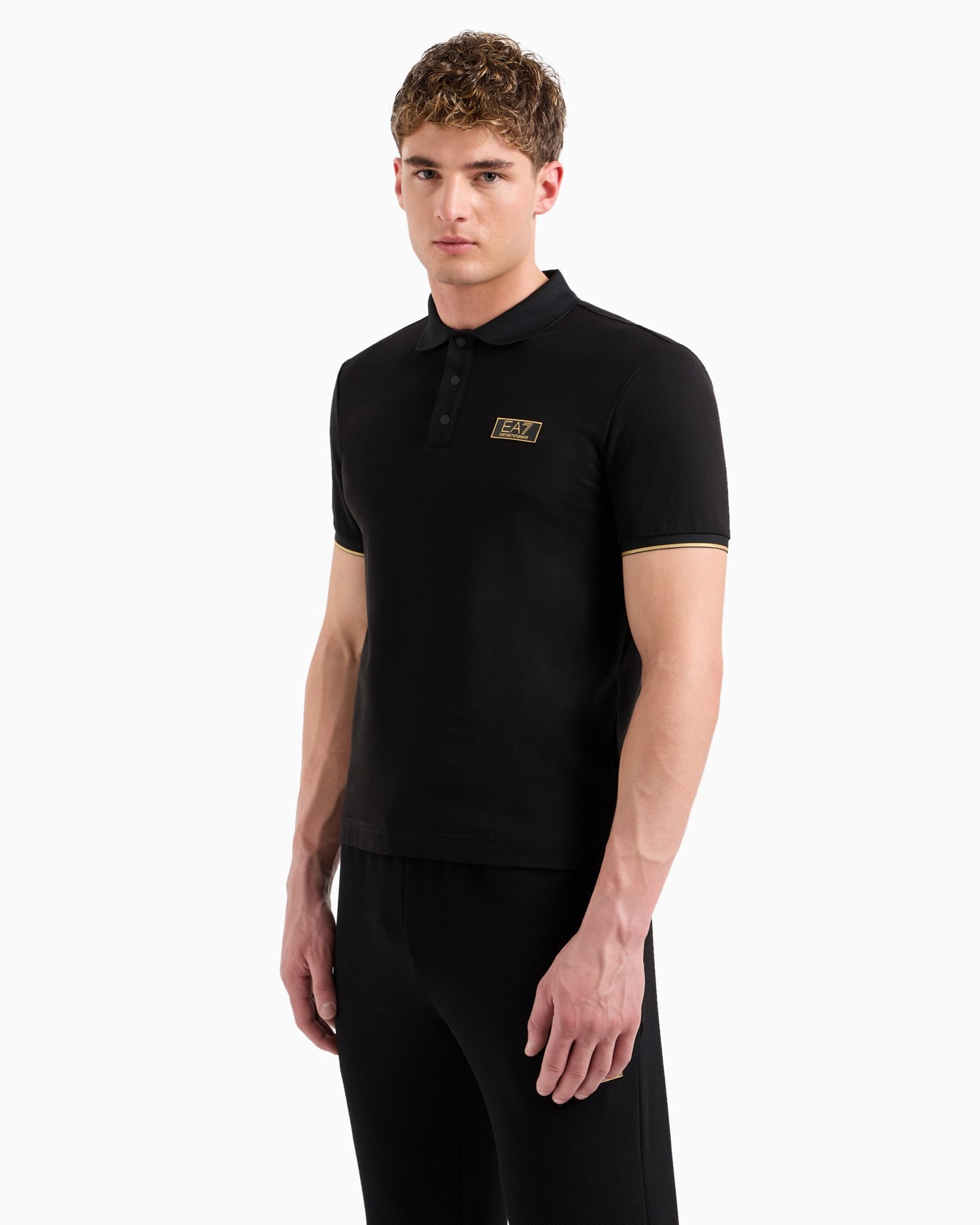 Gold Label cotton jersey polo shirt Slide 1