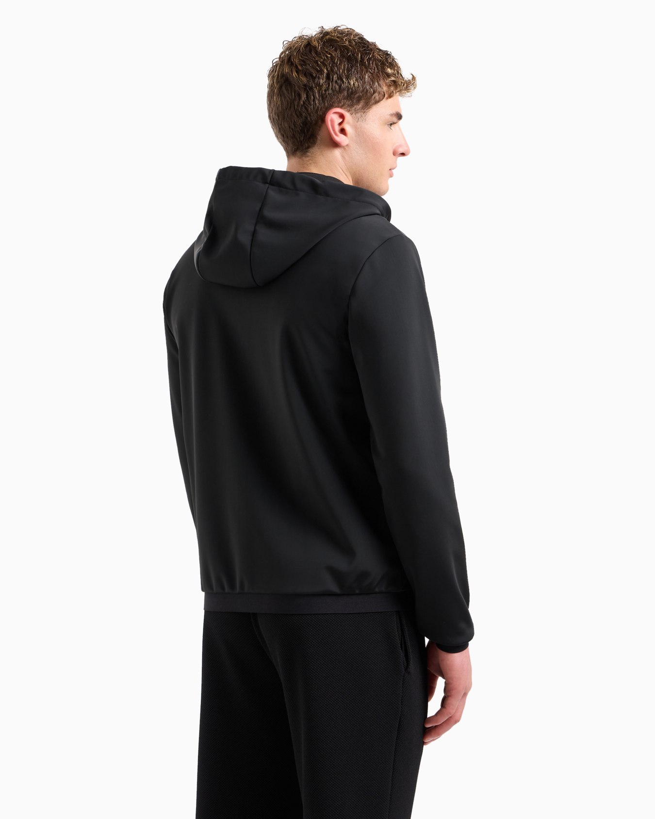 Gold Label technical fabric hooded sweatshirt Slide 2