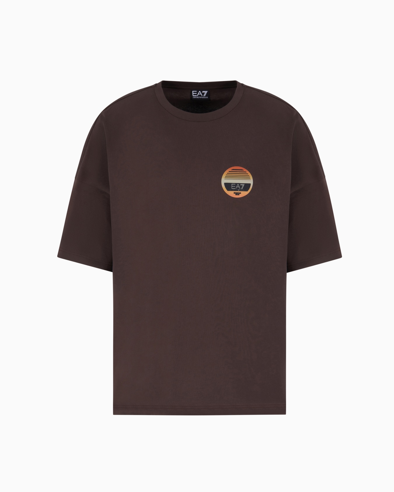 T-shirt Dynamic Athlete in jersey di cotone con stampa Slide 0