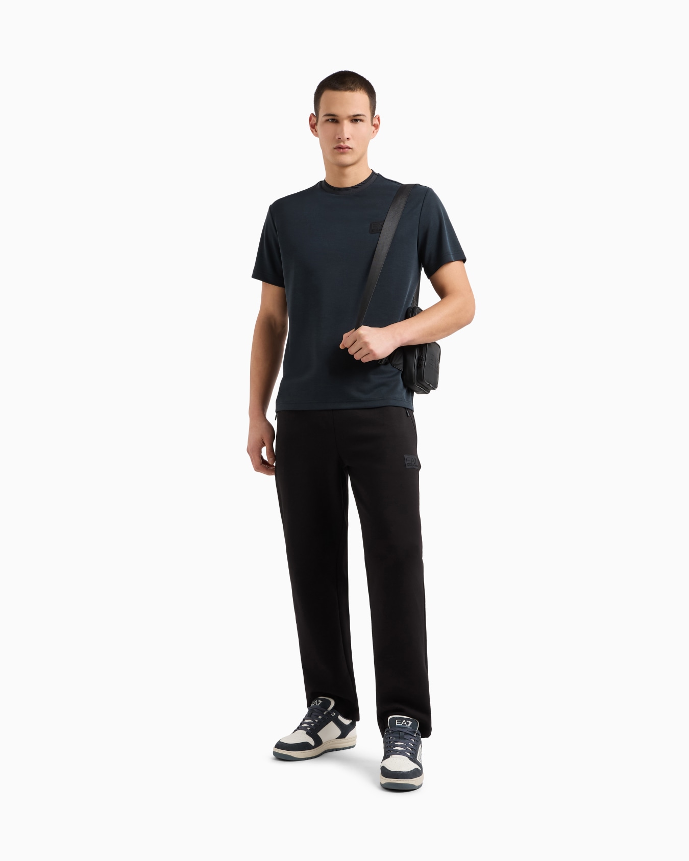 Lux Identity modal-blend piqué T-shirt Slide 1