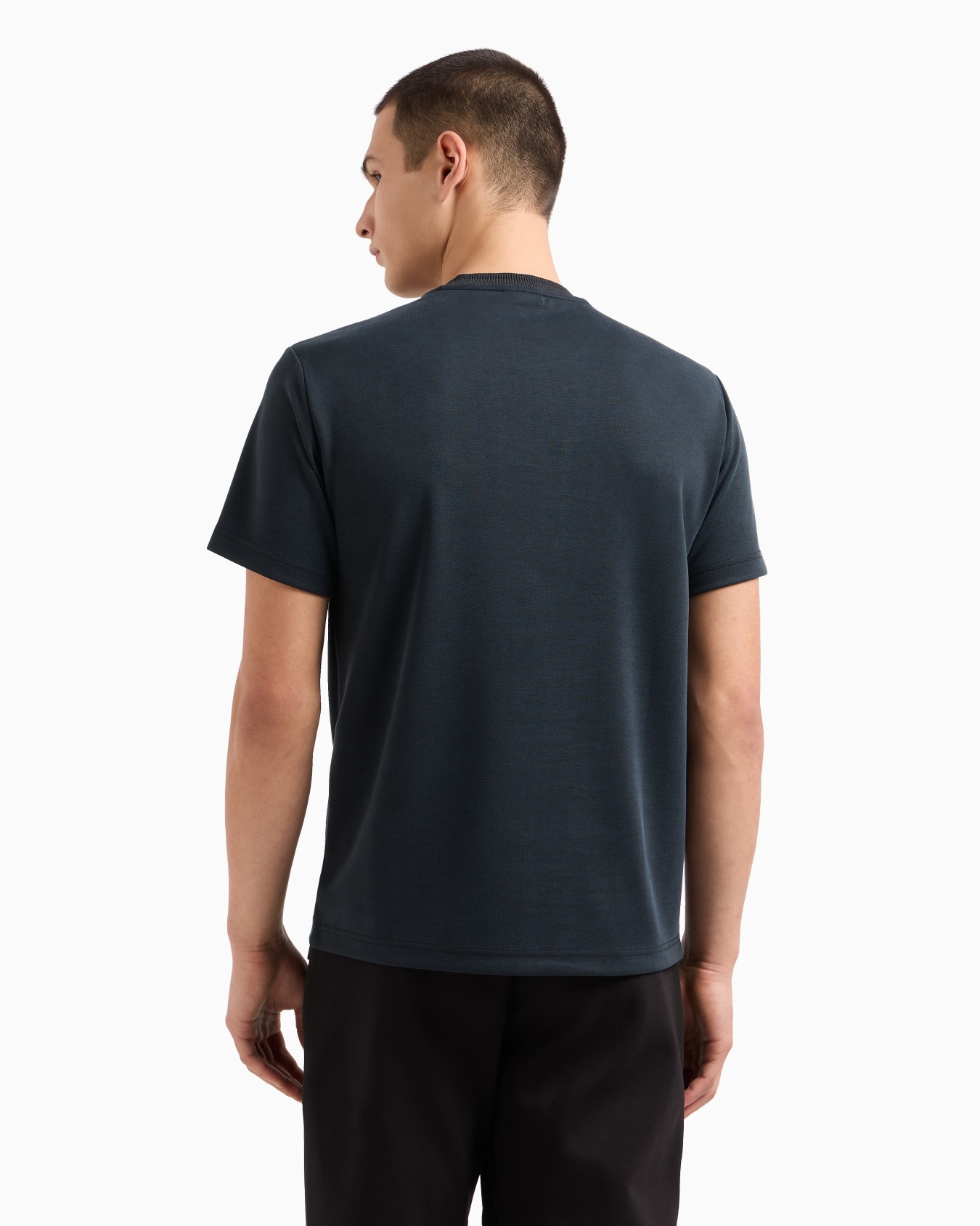 Lux Identity modal-blend piqué T-shirt Slide 2