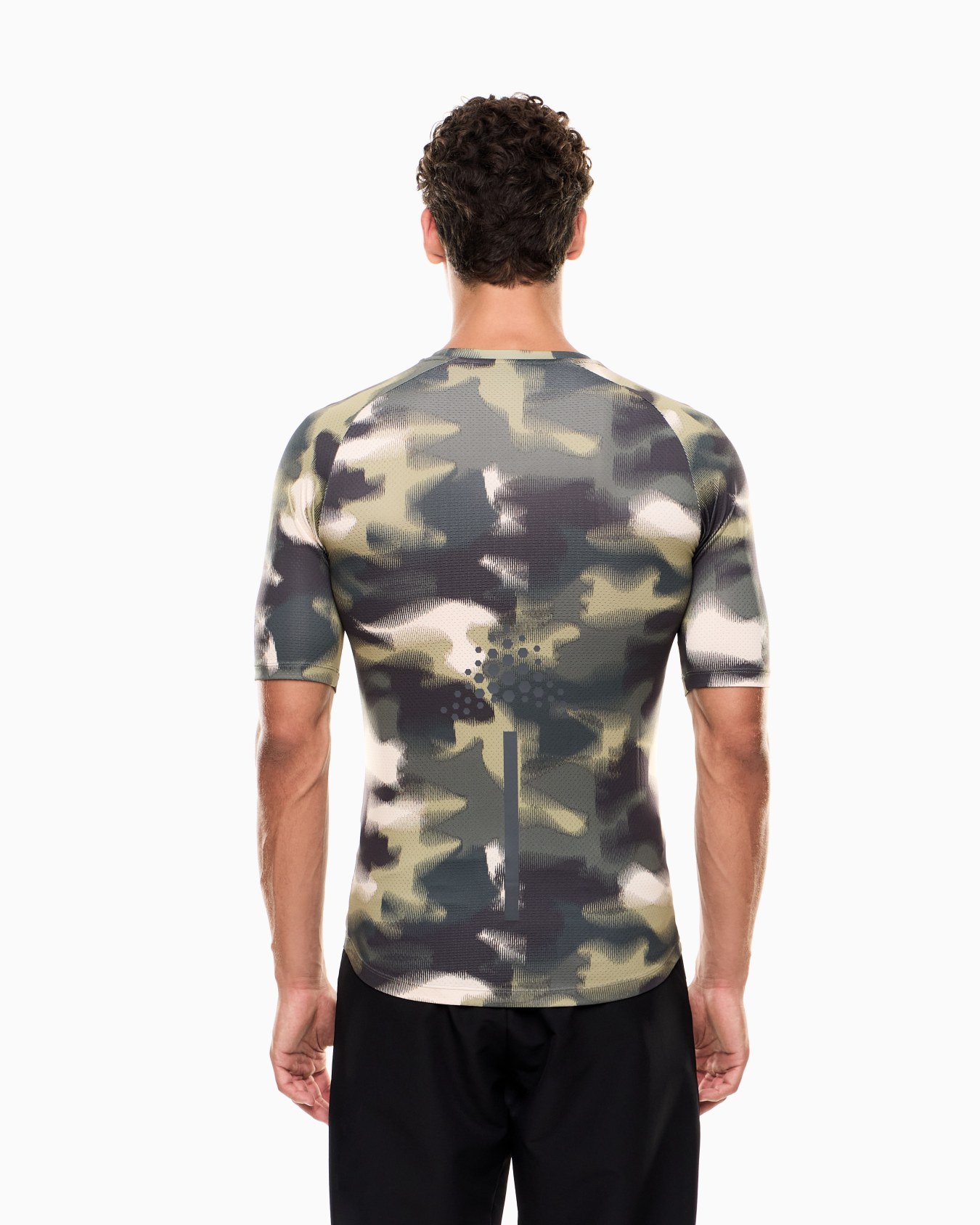 Urban Escape stretch technical fabric crew-neck T-shirt Slide 2
