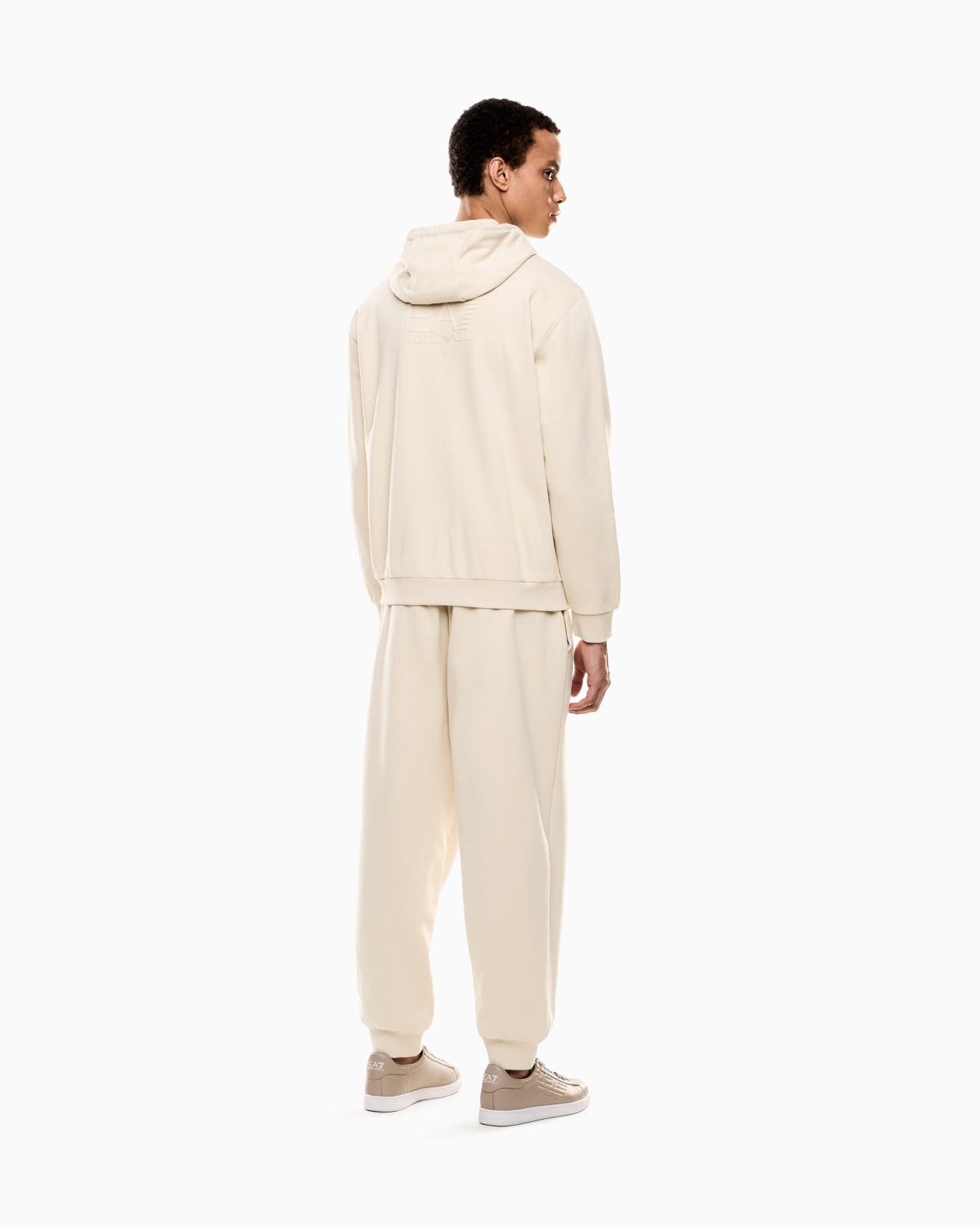 Visibility cotton-blend jersey-fleece tracksuit Slide 2