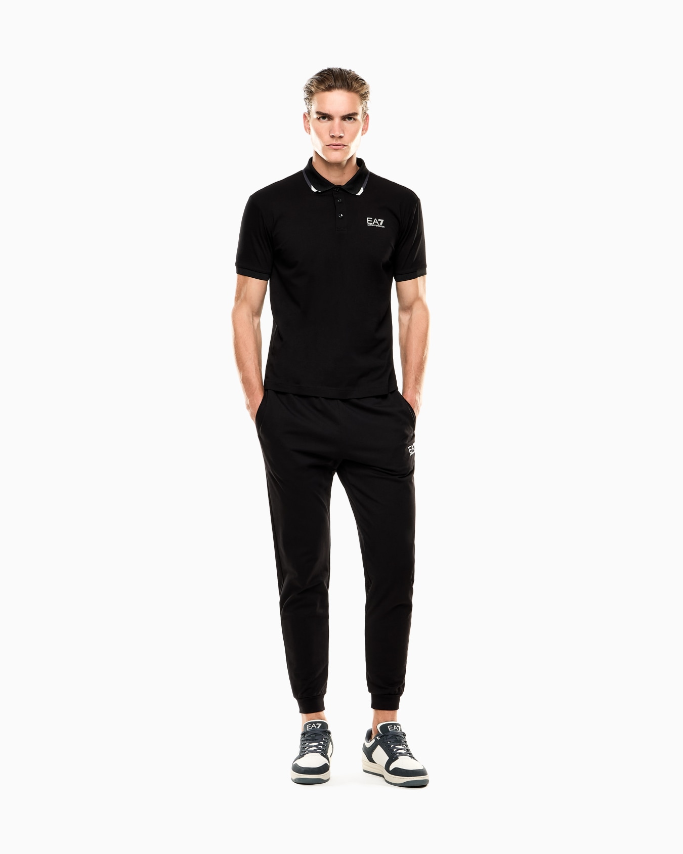 Polo Summer Block en jersey de coton Diapositive 1