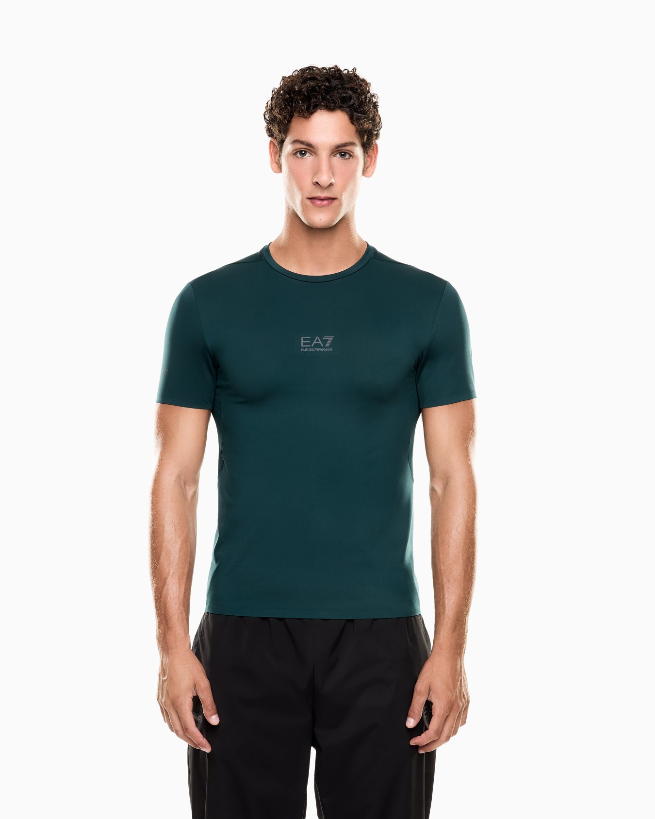 T-shirt ras-du-cou Dynamic Athlete en tissu technique VIGOR7  Diapositive 3