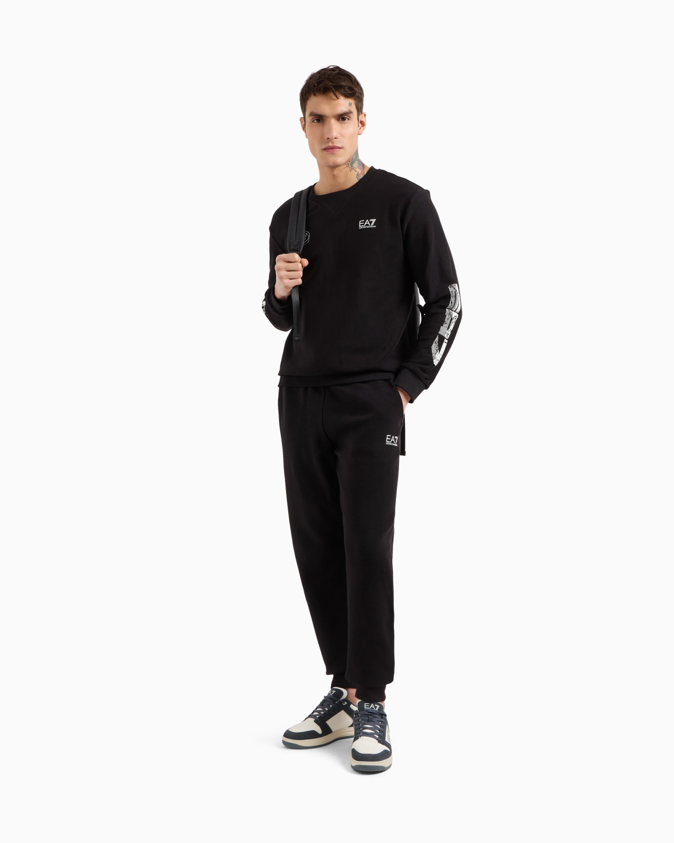 Graphic Series cotton crew-neck sweatshirt Slide 1