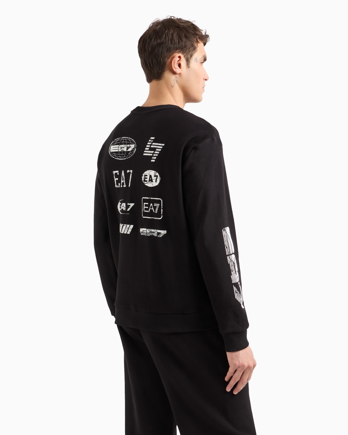 Graphic Series cotton crew-neck sweatshirt Slide 2