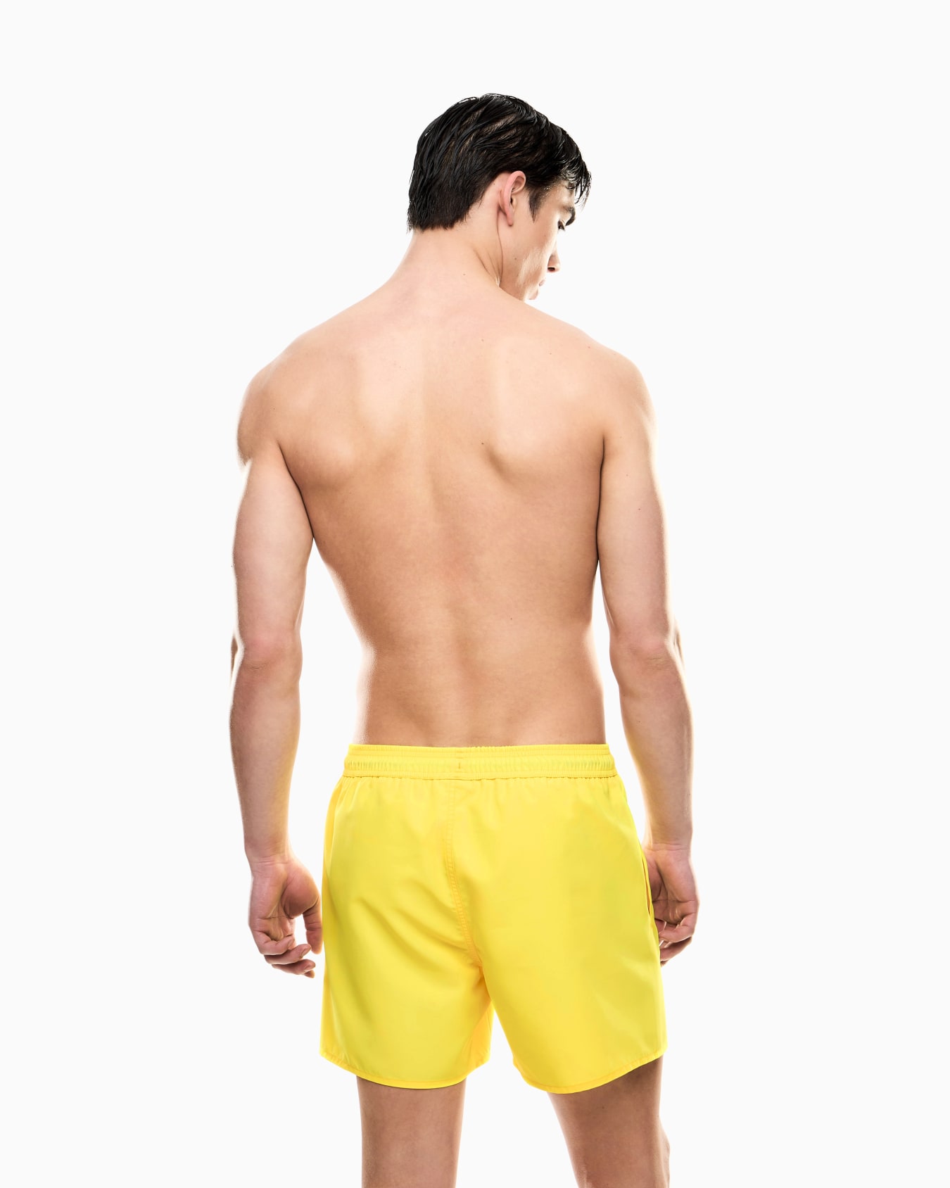 Swim trunks with logo Slide 2