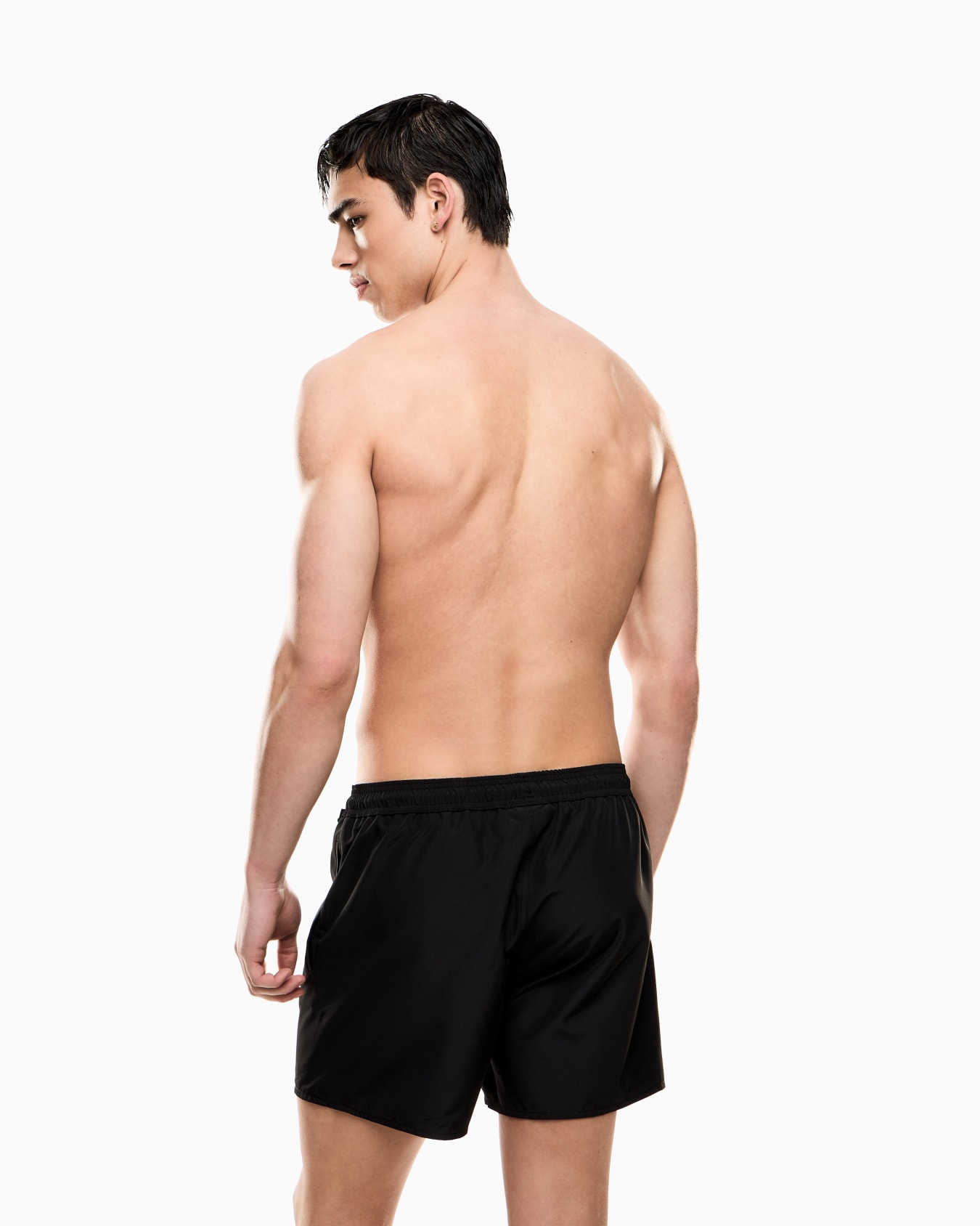 Swim trunks with logo Slide 2