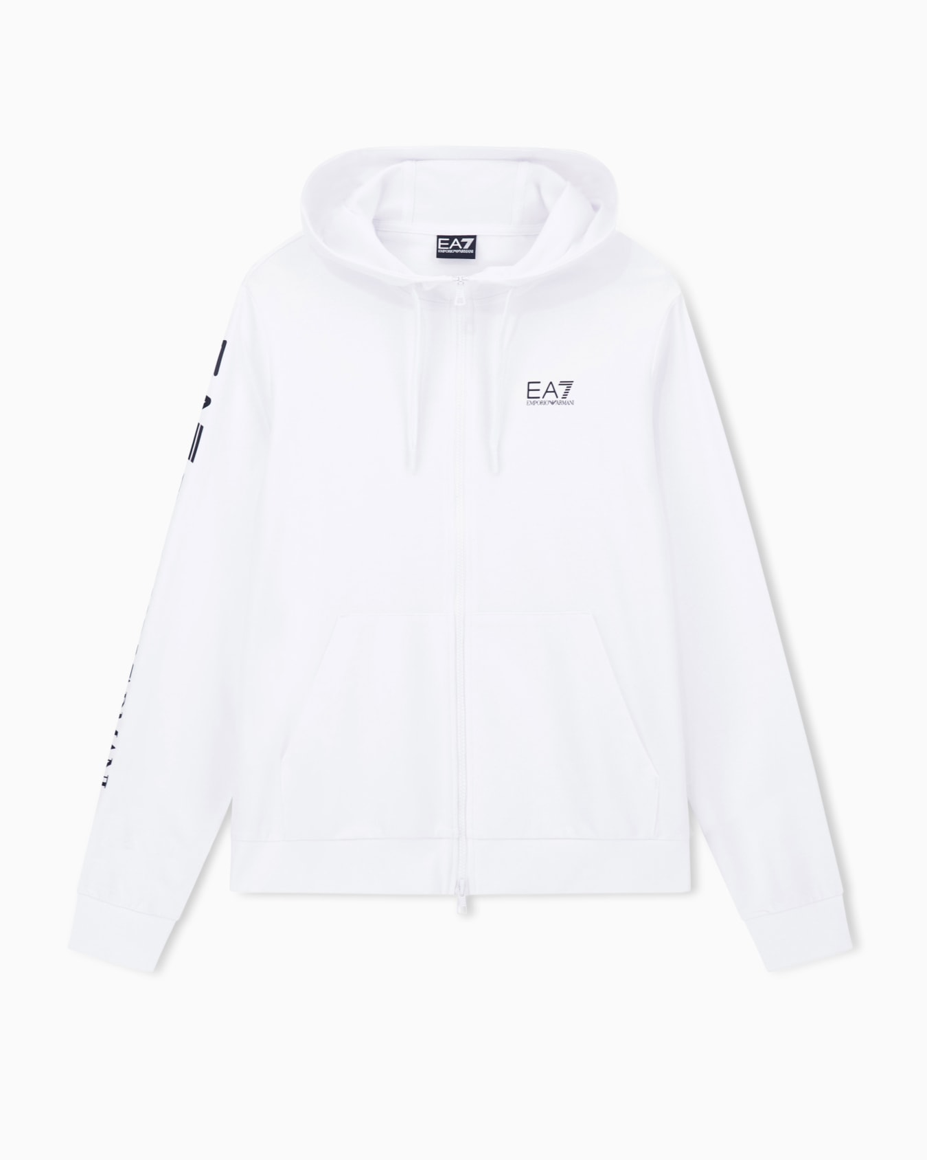 Felpa con cappuccio Logo Series in cotone Slide 0
