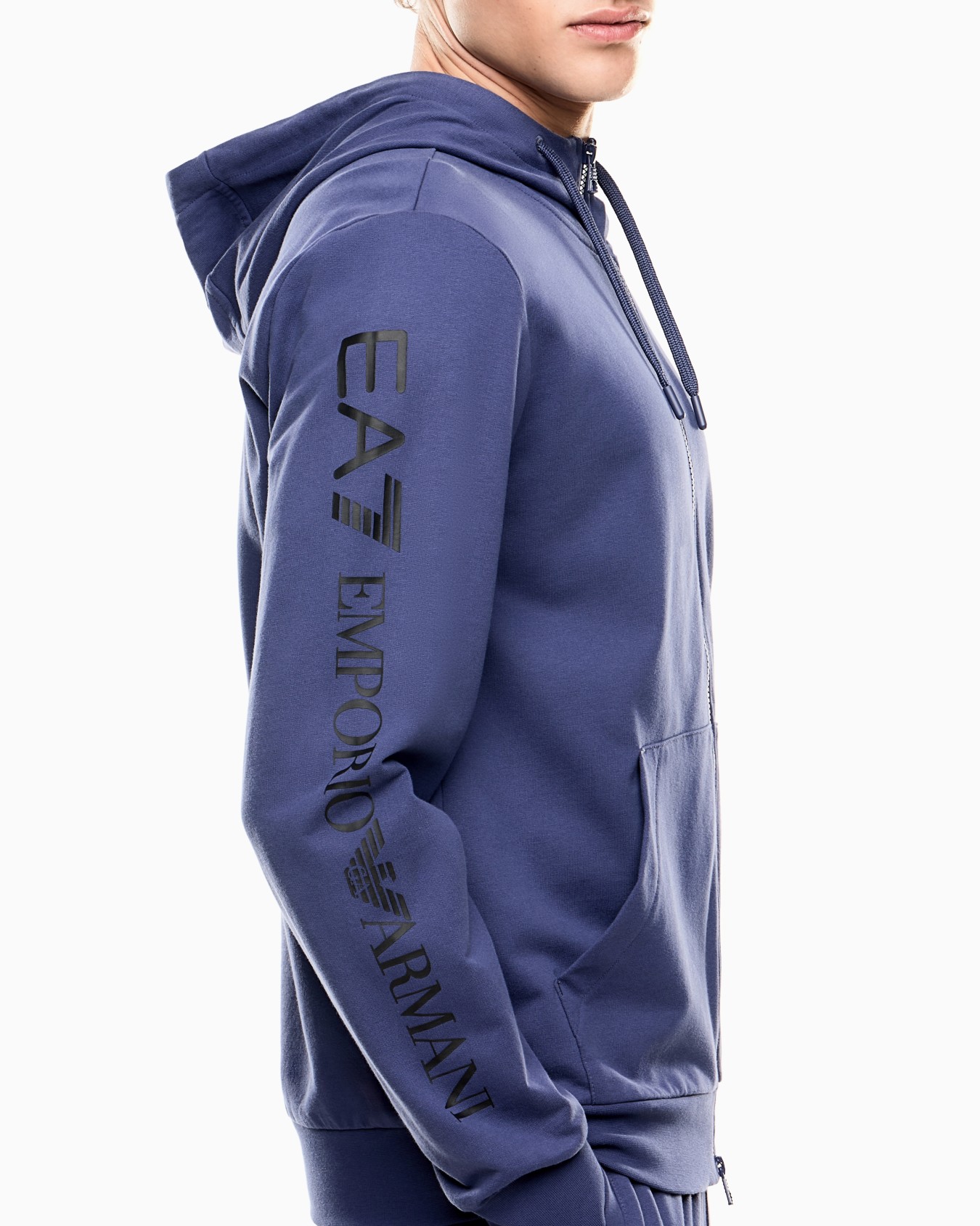 Logo Series Sweatshirt aus Baumwolle mit Kapuze Folie 4