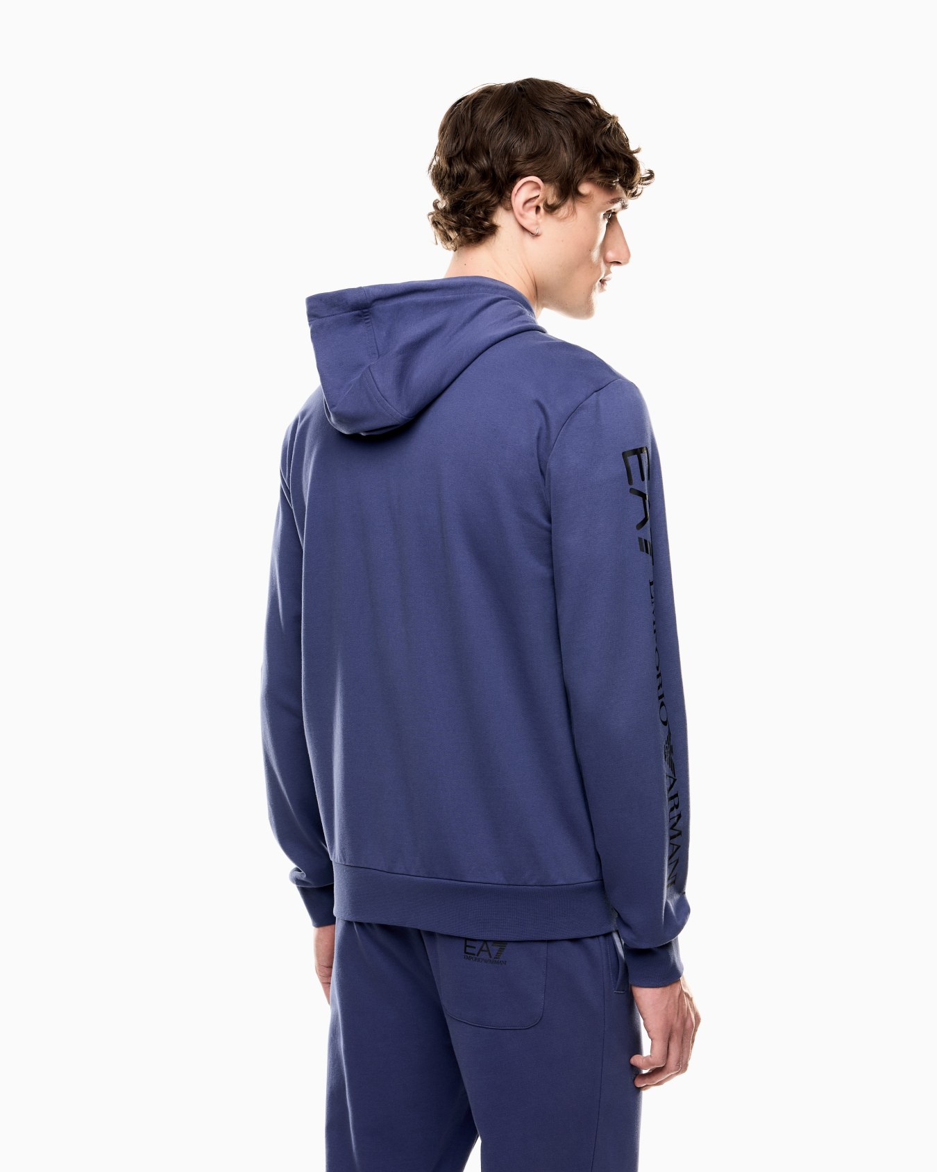 Logo Series Sweatshirt aus Baumwolle mit Kapuze Folie 2