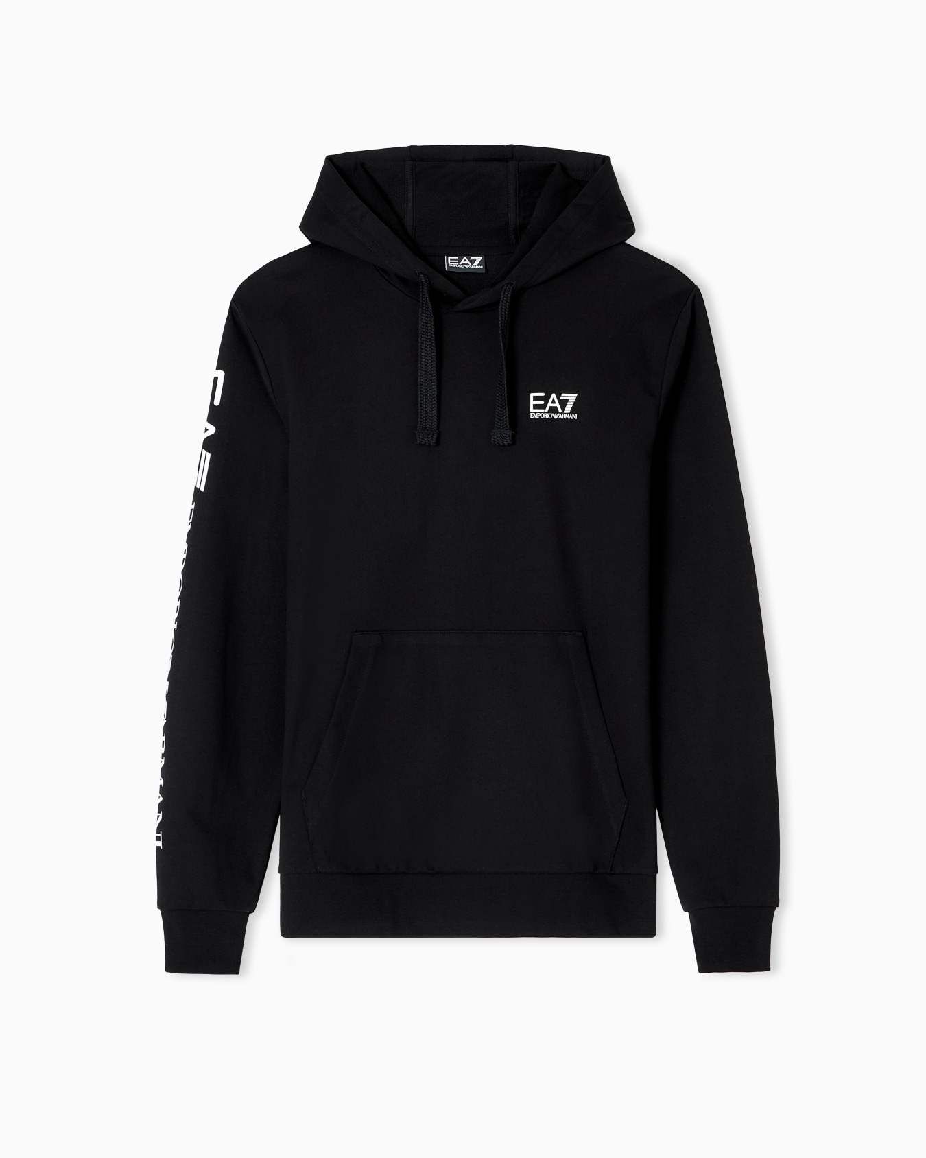 Logo Series cotton hooded, zip-up sweatshirt Slide 0