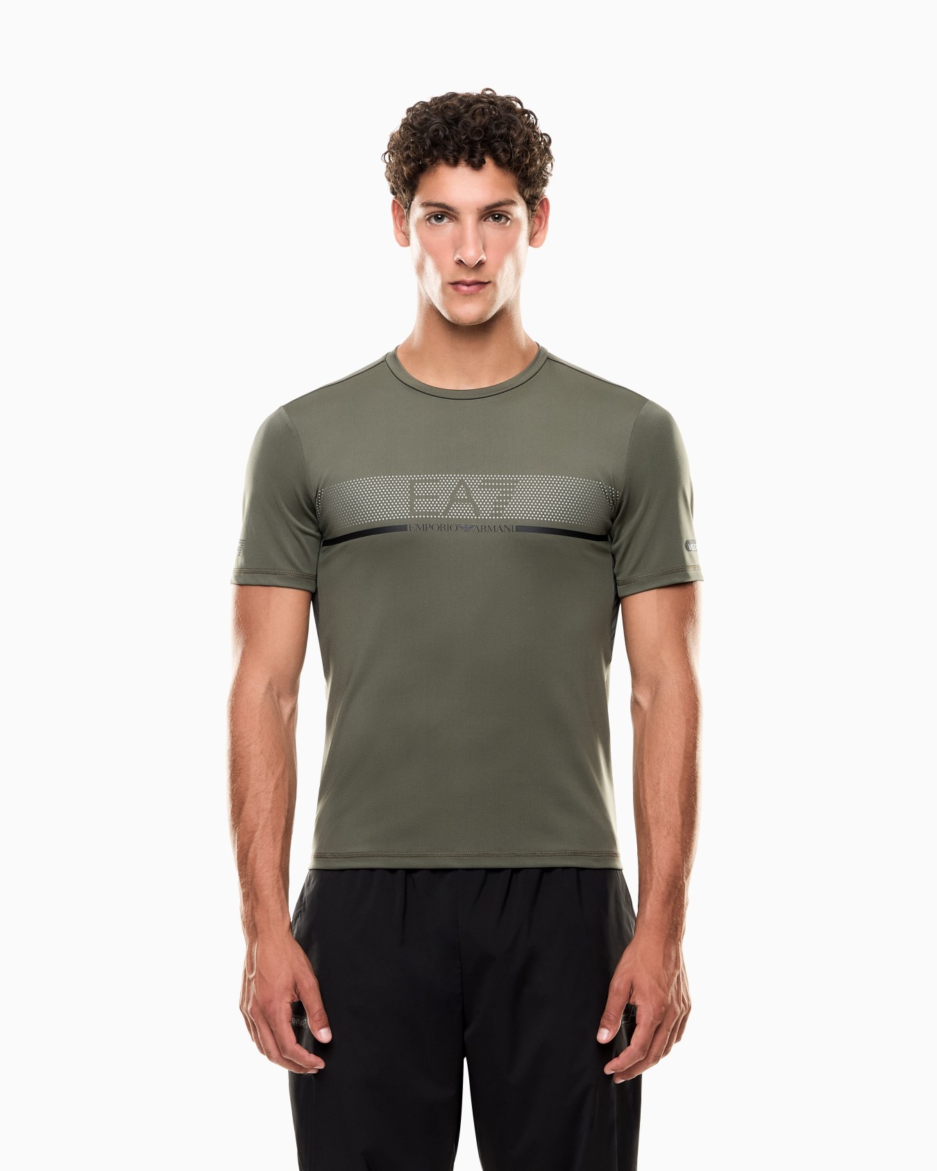Dynamic Athlete crew-neck T-shirt in VIGOR7 technical fabric Slide 3