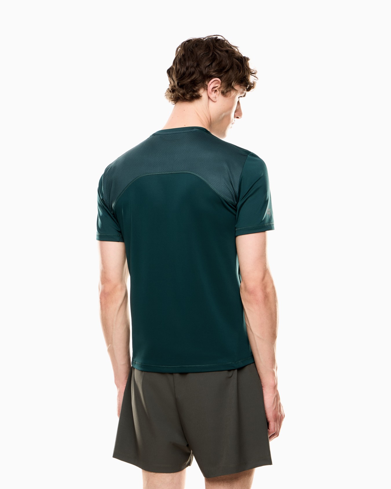 Camiseta de cuello redondo Dynamic Athlete de tejido técnico VIGOR7 Diapositiva 2
