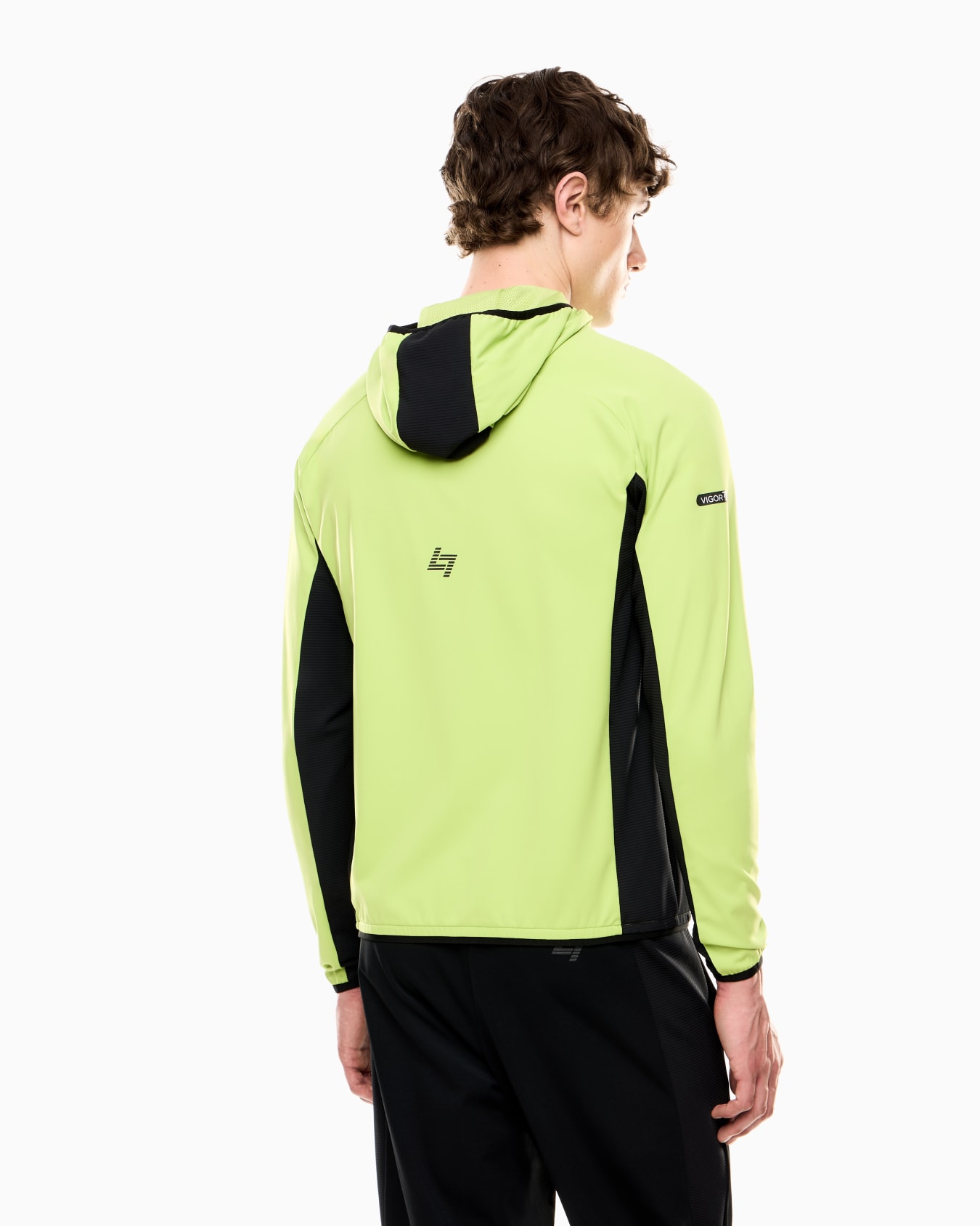 Dynamic Athlete hooded sweatshirt in VIGOR7 technical fabric Slide 2
