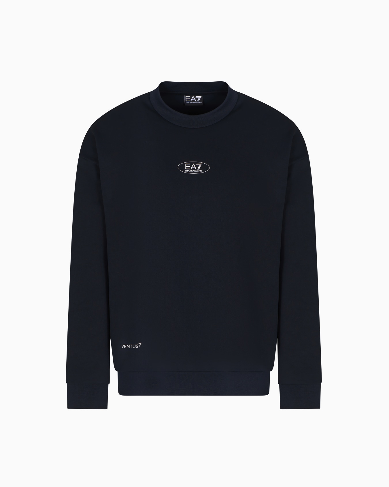 Armani Blue Sport Sweatshirt mit Rundhalsausschnitt aus „Natural VENTUS7“-Funktionsgewebe Folie 0