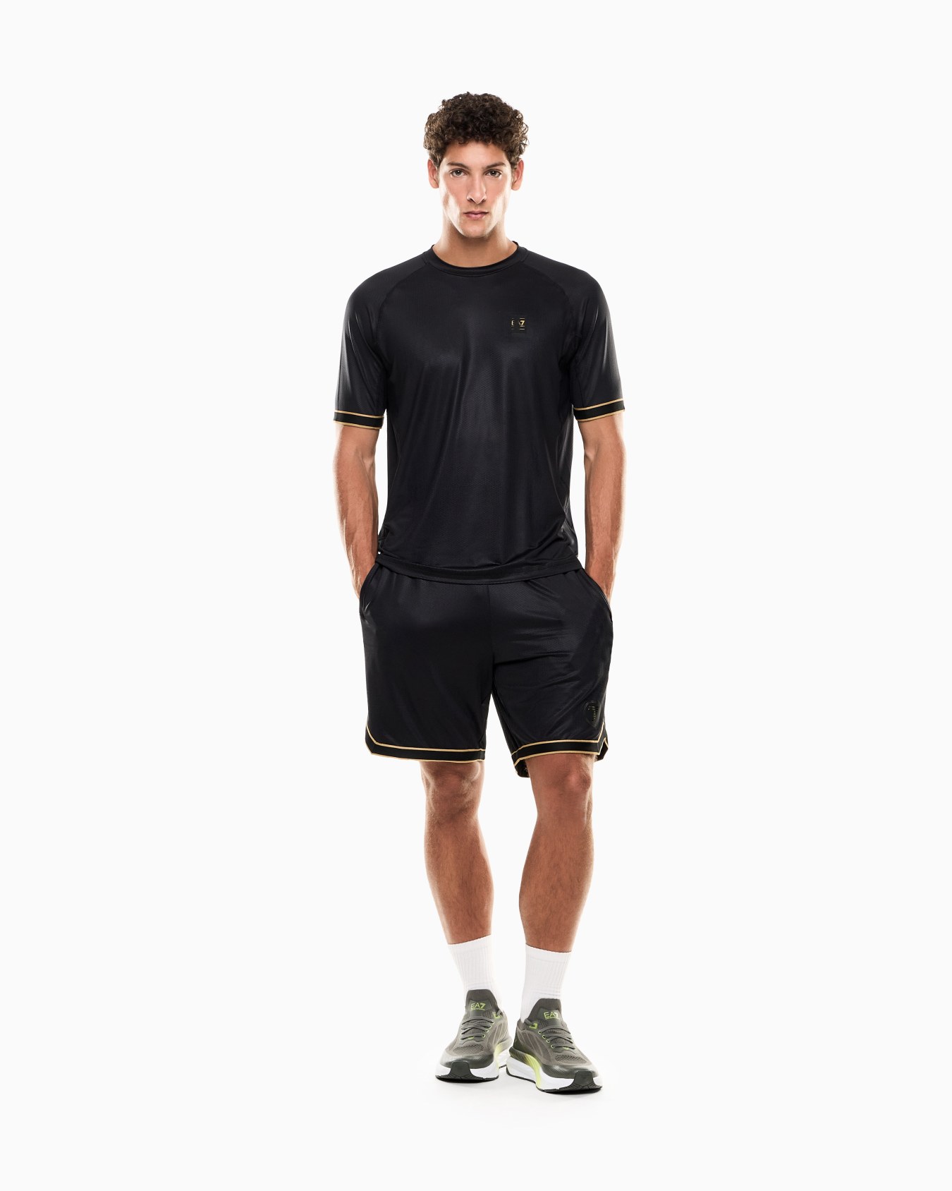 T-shirt Soccer in jersey jacquard Slide 1
