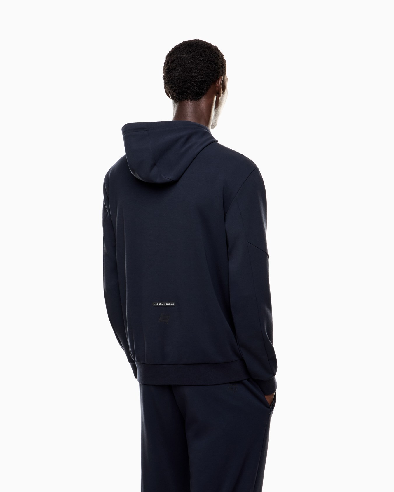 Dynamic Athlete hooded sweatshirt in Natural VENTUS7 technical fabric  Slide 2