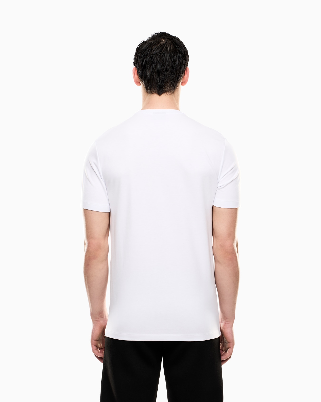 Gold Label short-sleeved T-shirt in a viscose blend Slide 2